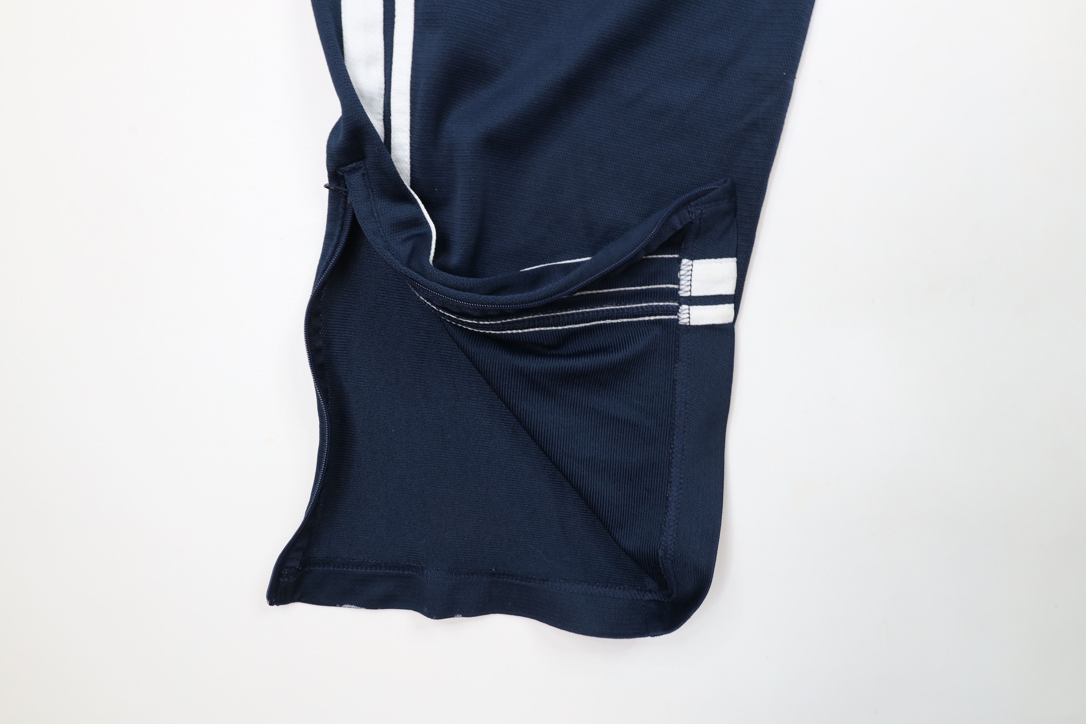 Nike × Vintage Vintage Nike Scott Mini Swoosh Striped Wide Leg Pants Blue Size US 36 / EU 52 - 5 Thumbnail
