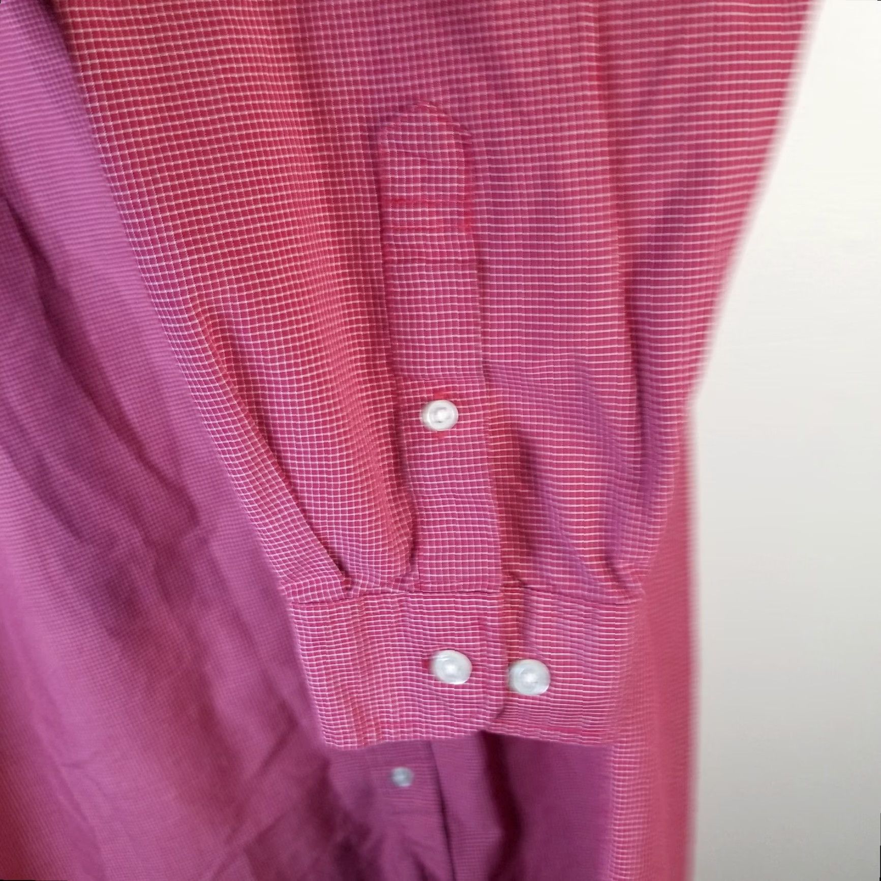Tommy Hilfiger Tommy Hilfiger Shirt Mens Red Long Sleeve Button-Up Dress Shirt Size L Size 42R - 4 Thumbnail
