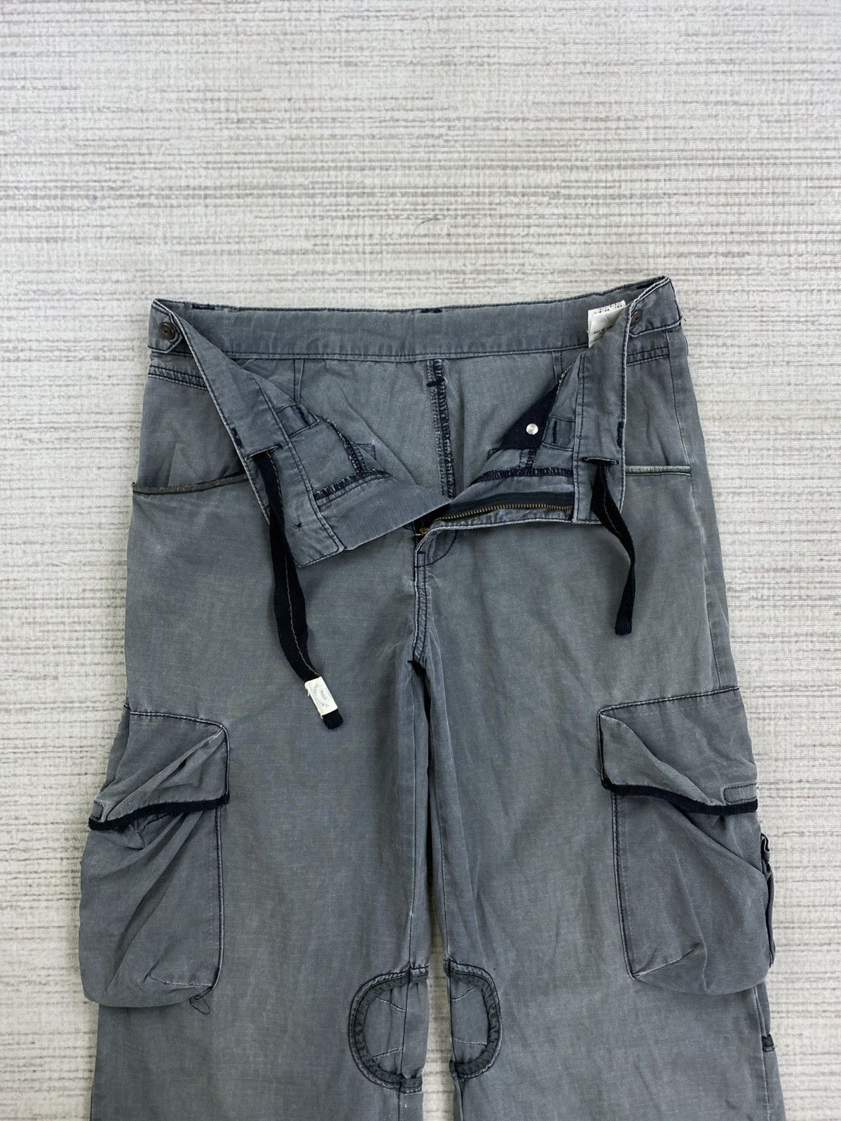 PPFM 🔥PPFM Yellow Riot Punk Bondage Multipocket Pants Size US 33 - 9 Thumbnail