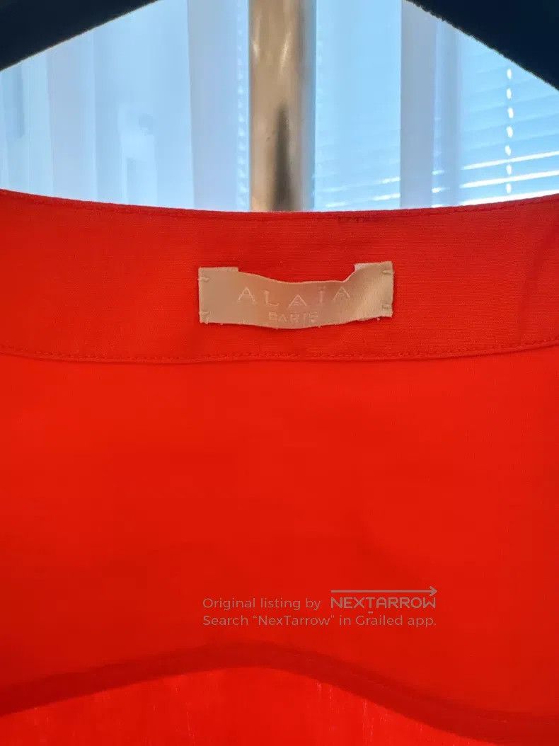 Alaia Alaia Classic Orange Red Skirt Hem Top Size M / US 6-8 / IT 42-44 - 4 Thumbnail