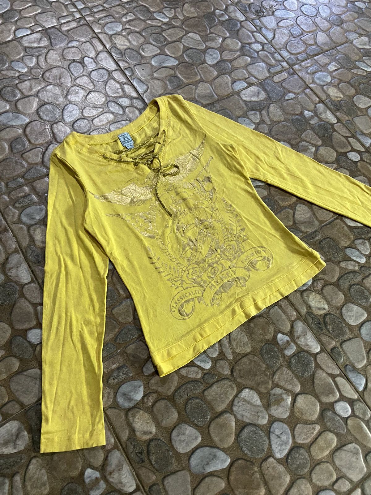 If Six Was Nine VTG Y2K HEKEY IFSX LONG SLEEVE T-SHIRT Size S / US 4 / IT 40 - 2 Thumbnail