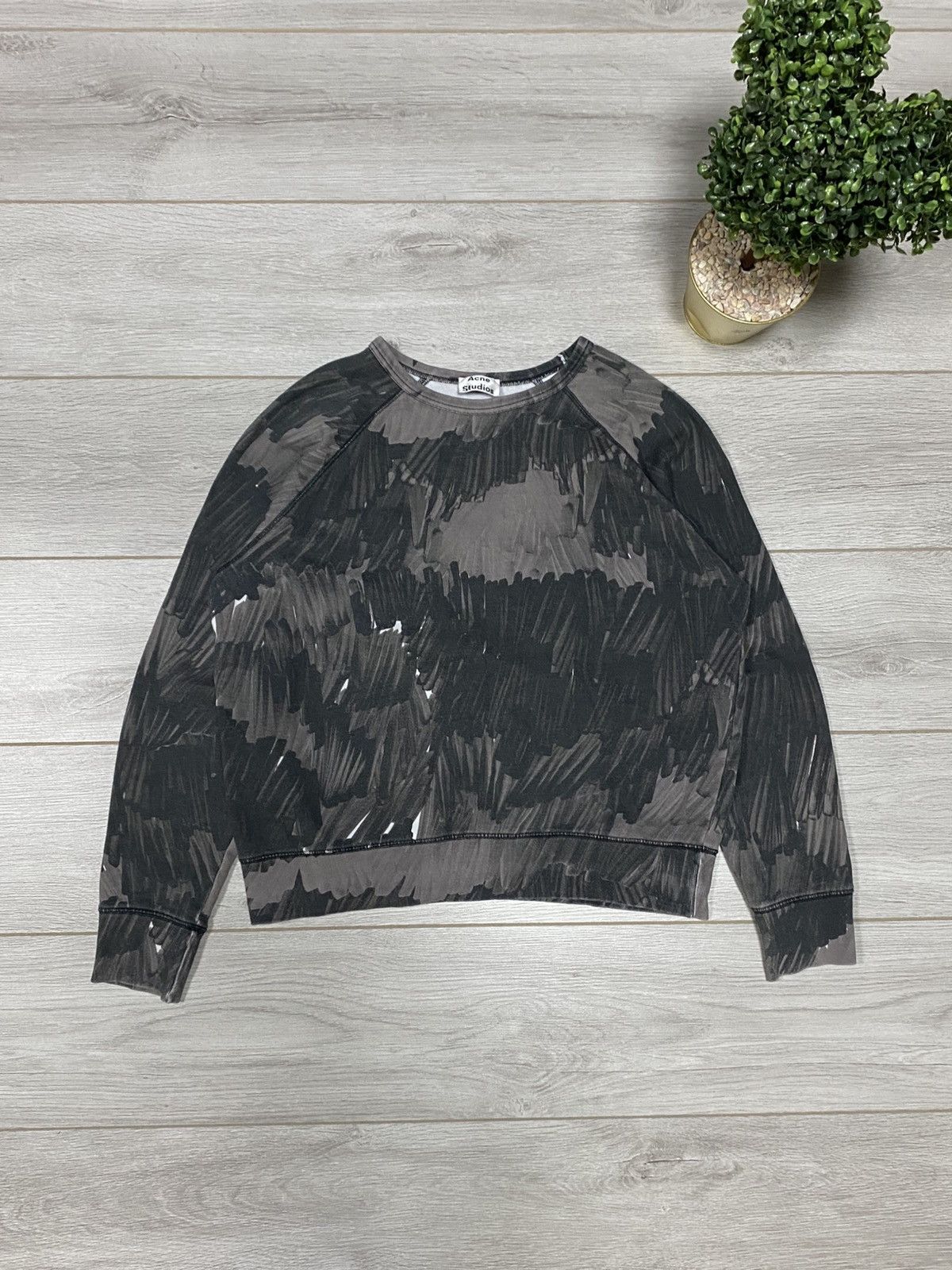 Acne Studios Acne Studios College Marker AW14 Sweatshirt Size US L / EU 52-54 / 3 - 1 Thumbnail