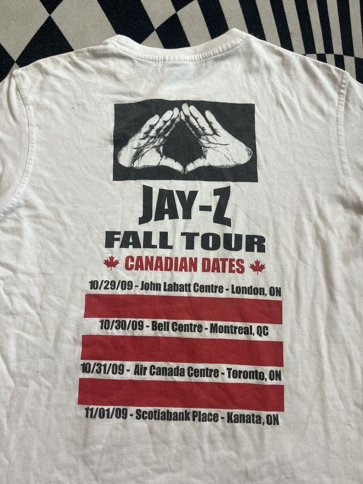 Band Tees Vtg JAY-Z FALL TOUR canadian 09’s promo Tshirt Size US M / EU 48-50 / 2 - 7 Thumbnail