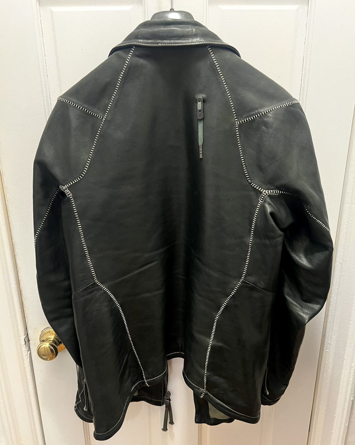 Boris Bidjan Saberi J2 Object Dyed Oiled Horse Leather Jacket Size US XL / EU 56 / 4 - 8 Thumbnail