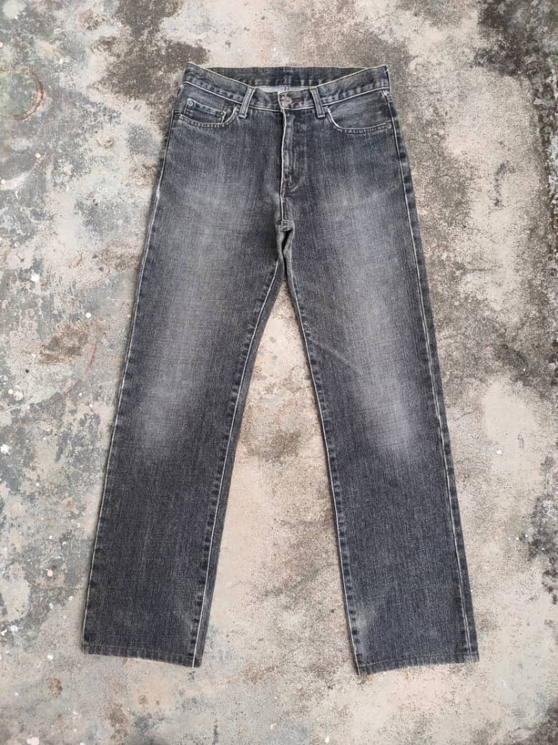 Japanese Brand × Jean VINTAGE JAPANESE FADED BLACK RIPPED JEANS DENIM PANTS Size US 30 / EU 46 - 1 Thumbnail