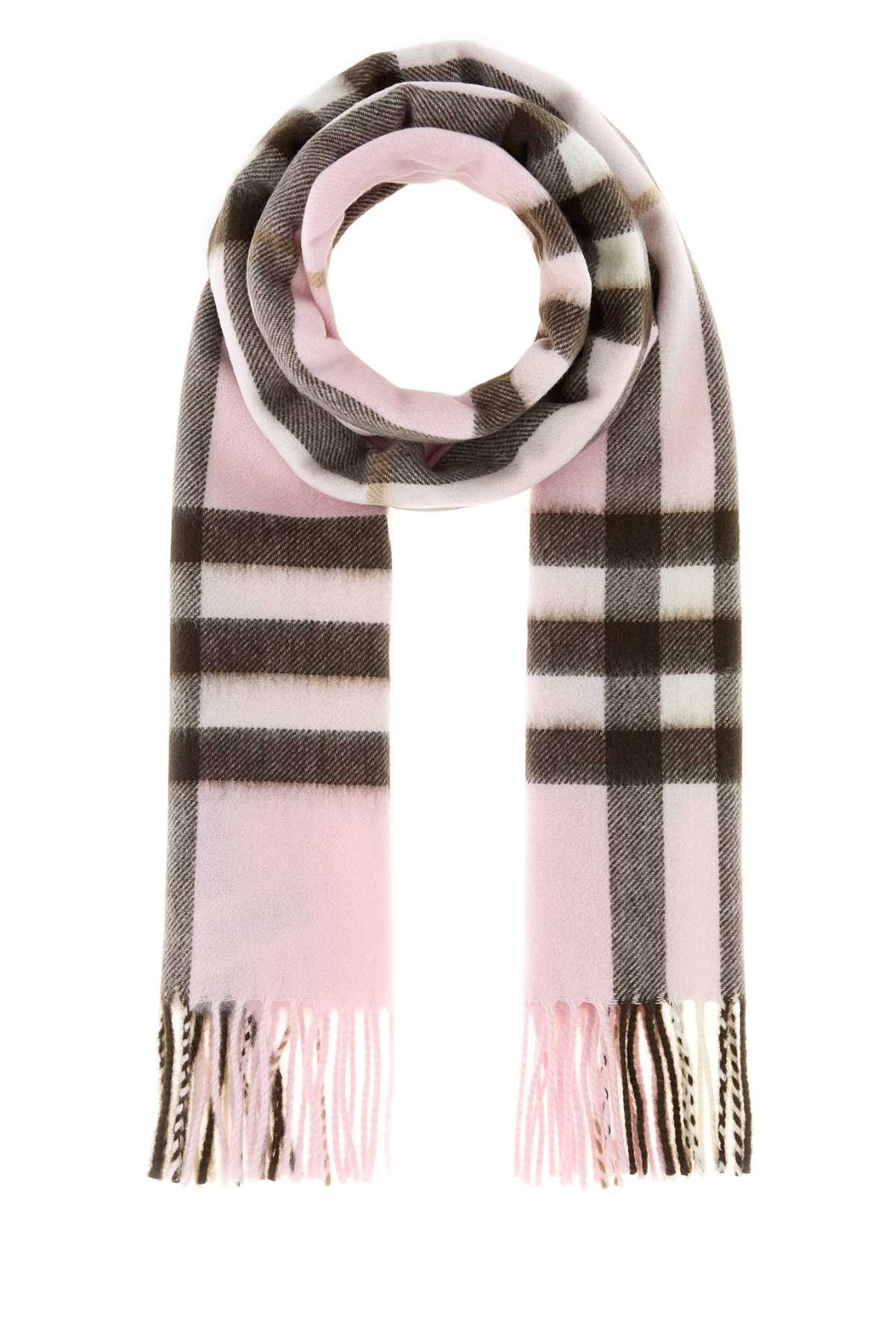 Burberry Embroidered Cashmere Scarf Size ONE SIZE - 1 Thumbnail