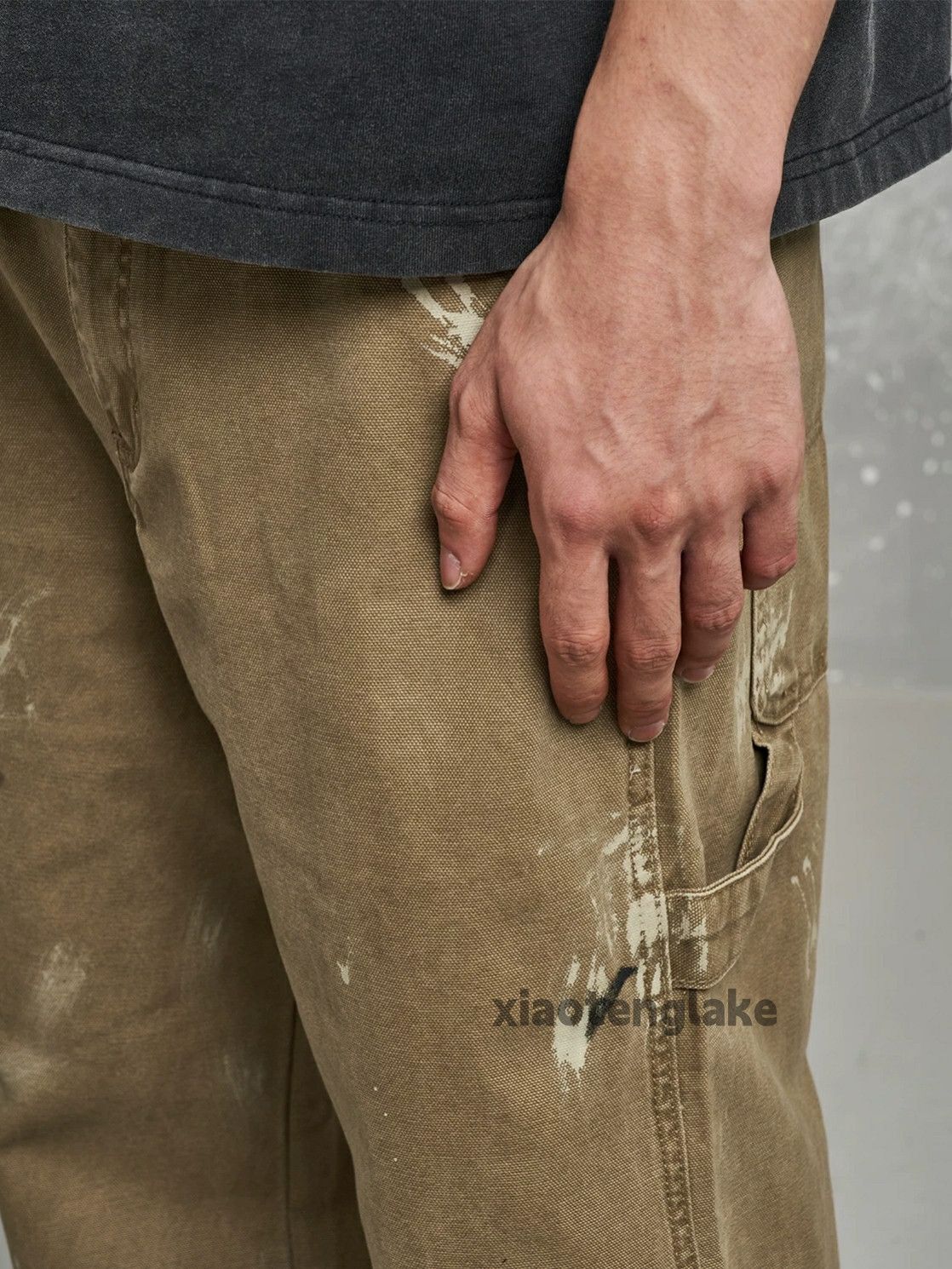 Designer × Japanese Brand × Vintage washed faded utility carpenter cargo paint work pants Size US 32 / EU 48 - 5 Thumbnail
