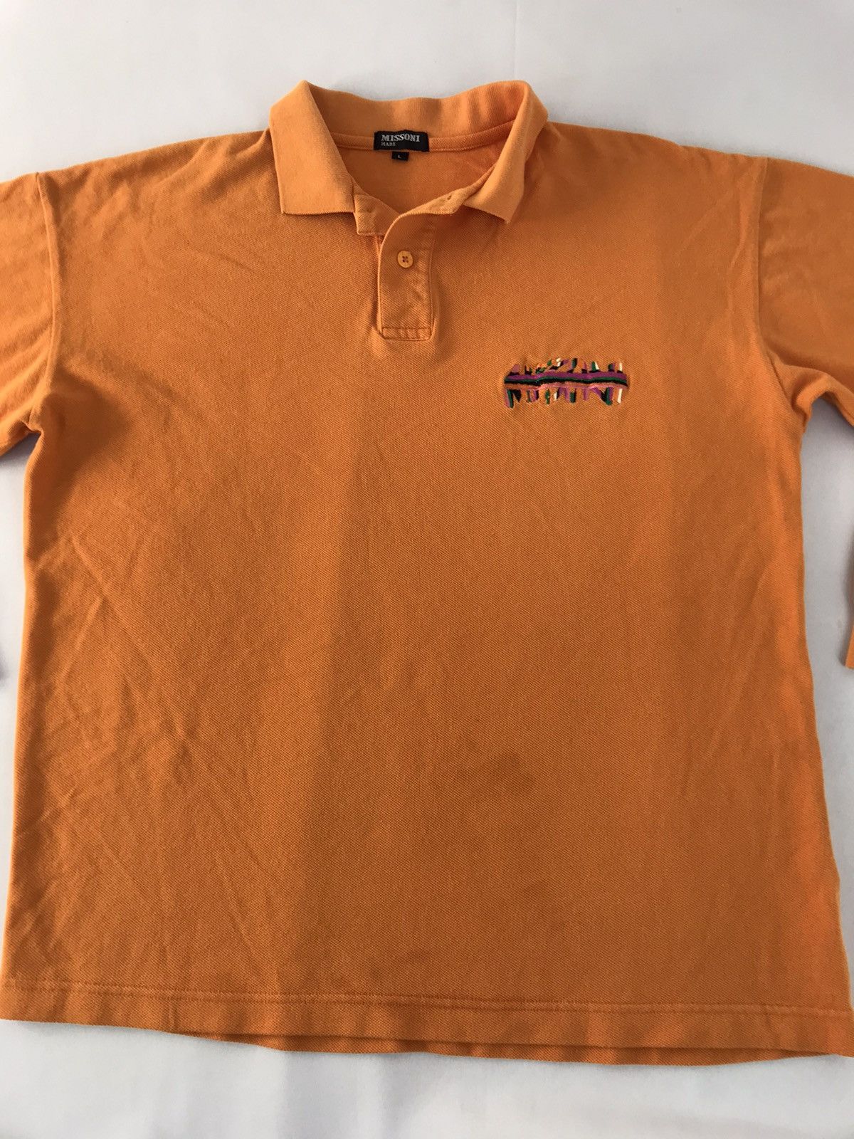 Missoni Missoni Italy Mare Plain Minimalist Longsleeve Polo Size US L / EU 52-54 / 3 - 2 Thumbnail