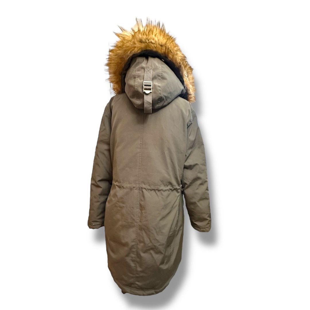 Michael Kors Women’s L Micheal Kors Olive Faux Fur Down Filled Parka Size L / US 10 / IT 46 - 6 Thumbnail