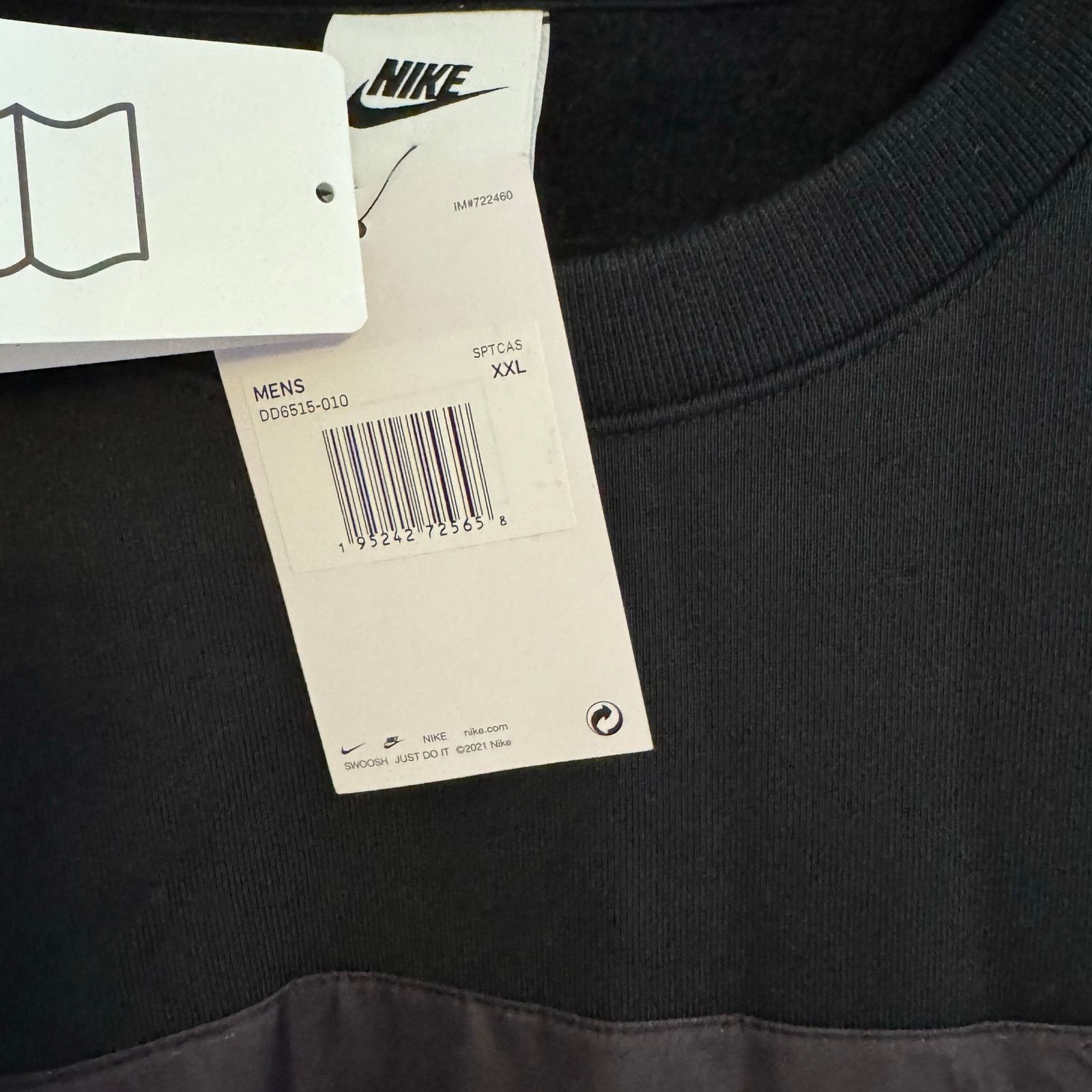 Nike •RARE• Nike Black AF1 Pigeon Graphic Crewneck Sweatshirt•XXL Size US XXL / EU 58 / 5 - 8 Thumbnail