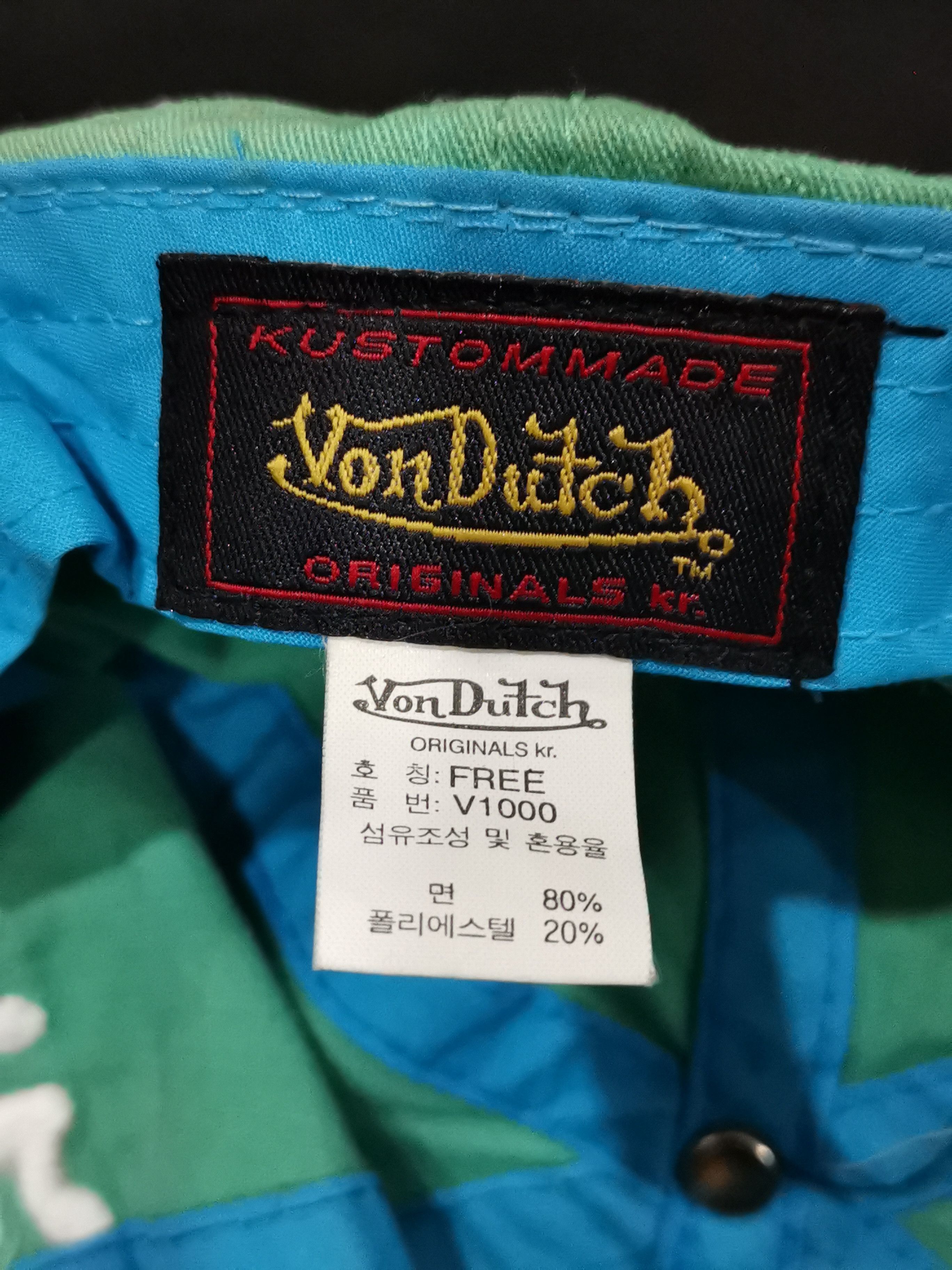 Vintage × Von Dutch Vintage Von Dutch Hats Distressed Design - Embroidery Size ONE SIZE - 7 Thumbnail