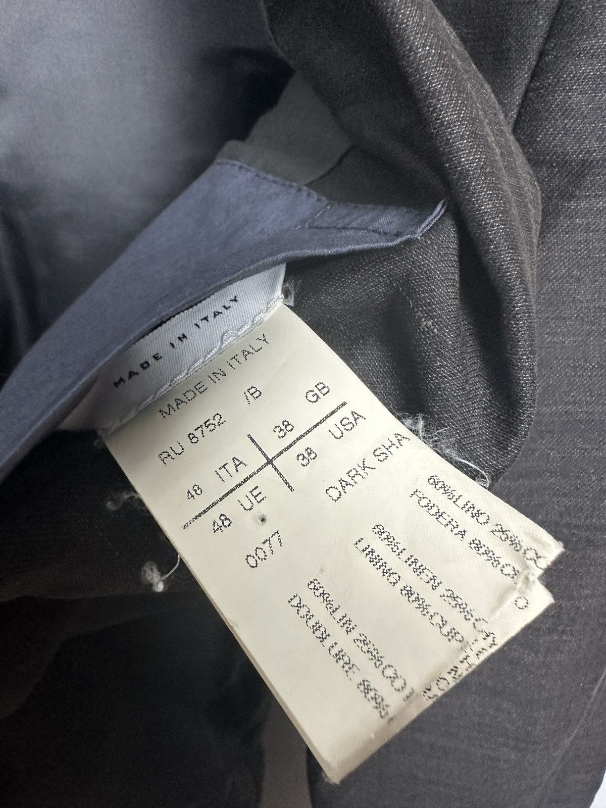 Rick Owens SS11 ‘ANTHEM’ Linen Blazer Size US M / EU 48-50 / 2 - 9 Thumbnail