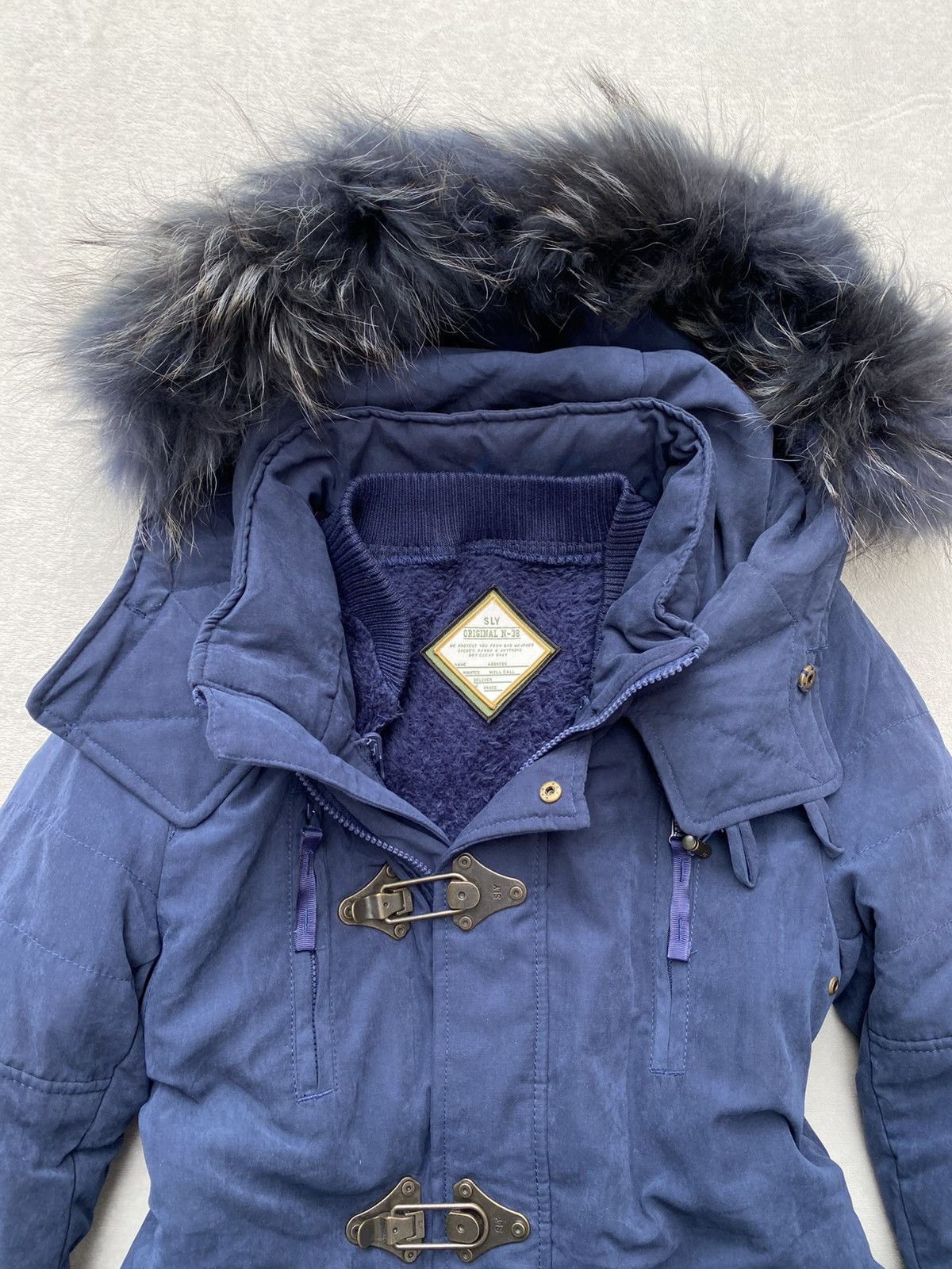SLY Sly Fur Hood Fireman Clasp Closure Parka Size S / US 4 / IT 40 - 4 Thumbnail