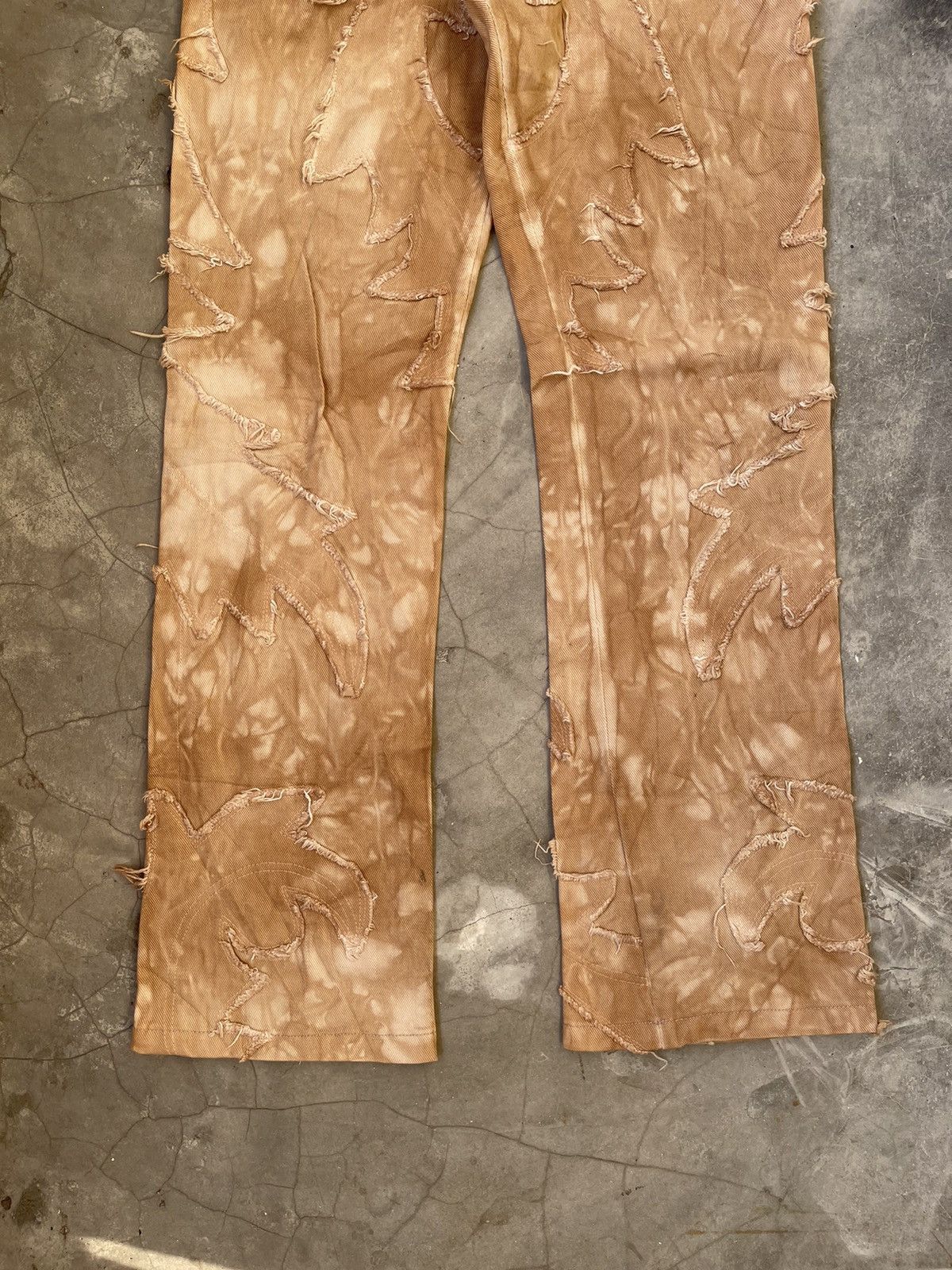 Yasuyuki Ishii Vintage Yoshiyuki Konishi Distressed Patch Cut Art Jeans A6 Size US 30 / EU 46 - 3 Thumbnail