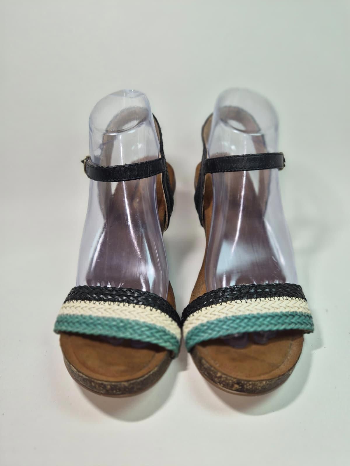 SKECHERS SKECHERS Brystol Night Skies Strappy Sandal Wedge Women SZ8 Size US 8 / IT 38 - 2 Thumbnail