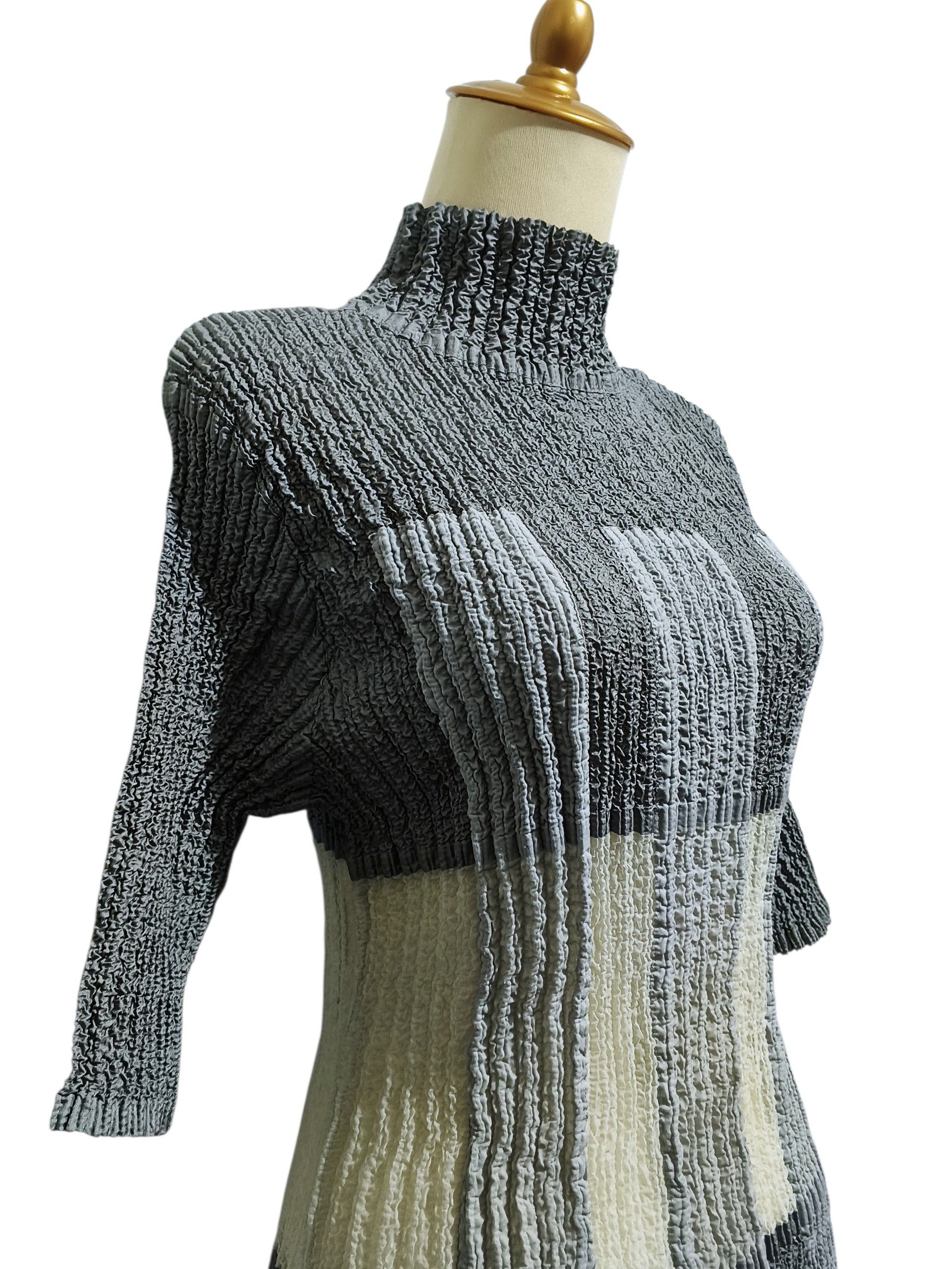 Pleats Please Issey Miyake 💥Rare Archive Peplum By Yoshiki Hishinuma Crinkle Pleated Size M / US 6-8 / IT 42-44 - 5 Thumbnail