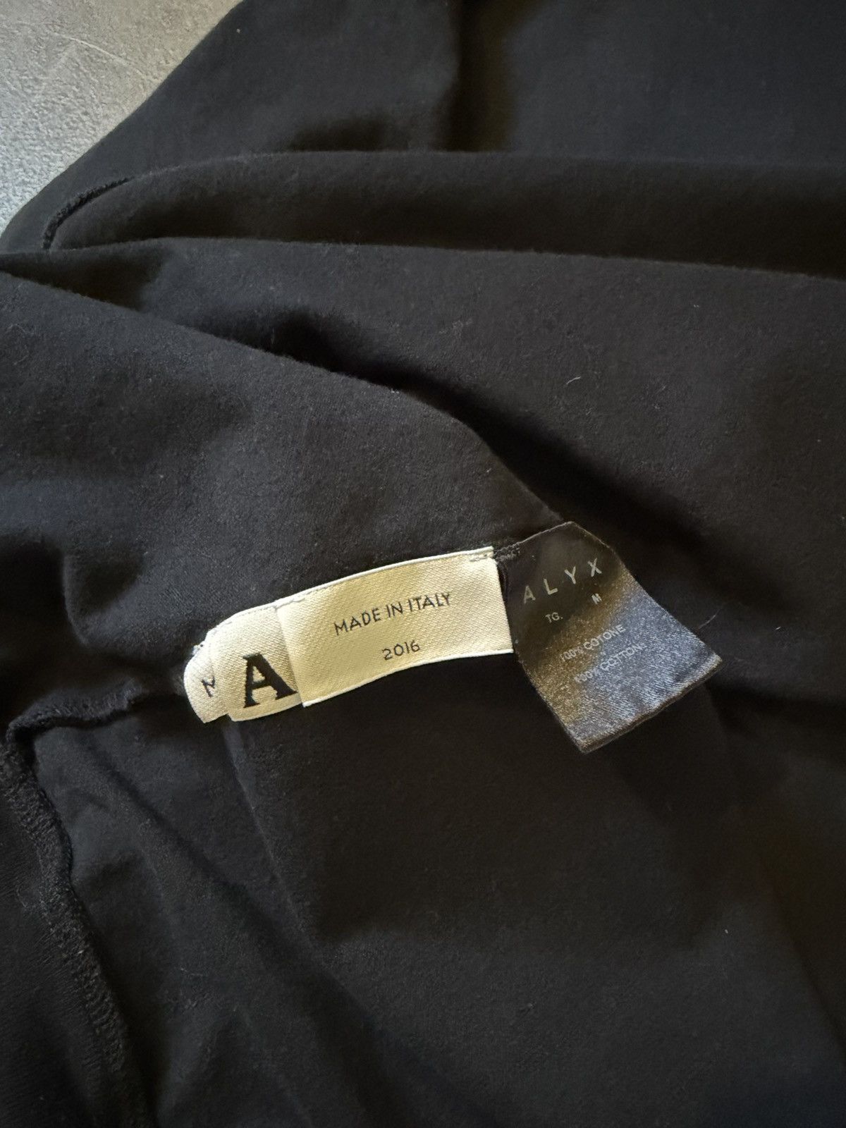 Alyx Mathew Williams 1/3 Hand Painted Black Crewneck Size US M / EU 48-50 / 2 - 8 Thumbnail