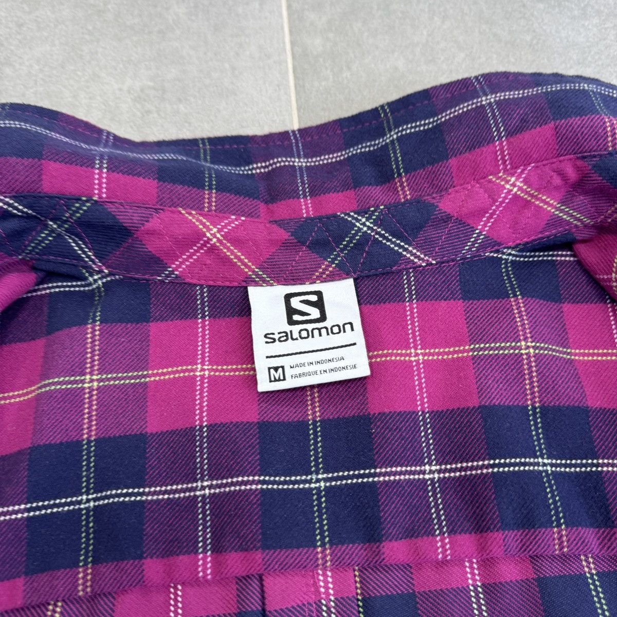 Salomon Salomon Women Flannel Button Shirt Size M Size M / US 6-8 / IT 42-44 - 12 Thumbnail