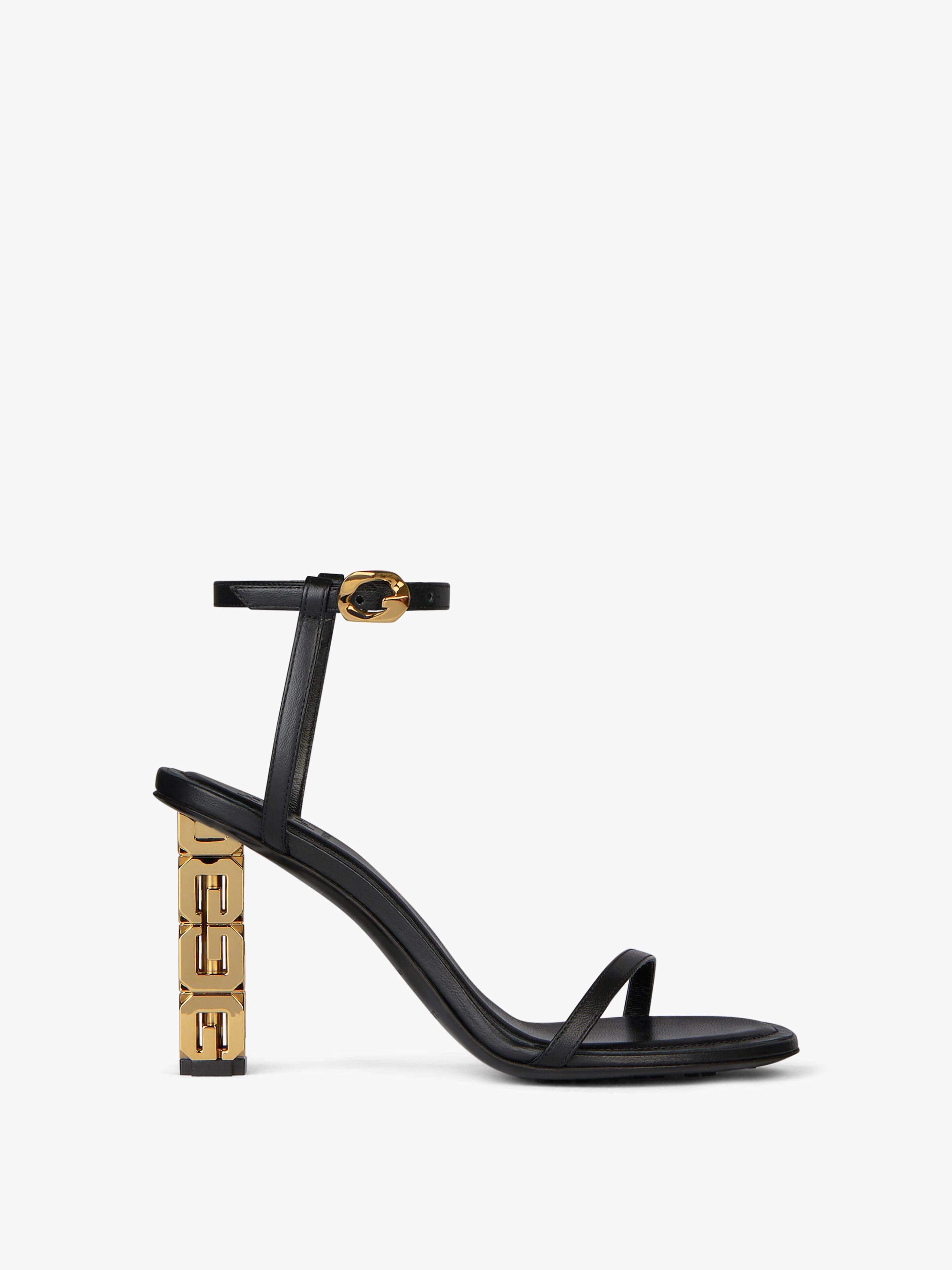 o1srvl11e0525 G Cube Sandals in Black