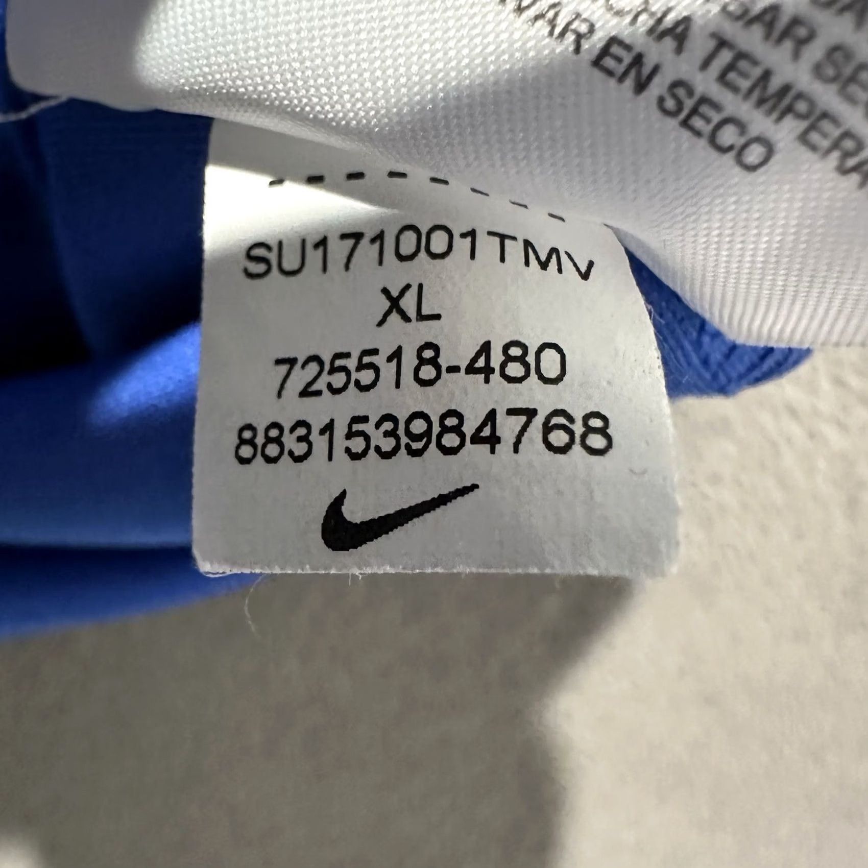 Nike Nike Polo Shirt Mens XL Blue Lightweight Dri Fit Golf HB Logo EUC Size US XL / EU 56 / 4 - 7 Thumbnail