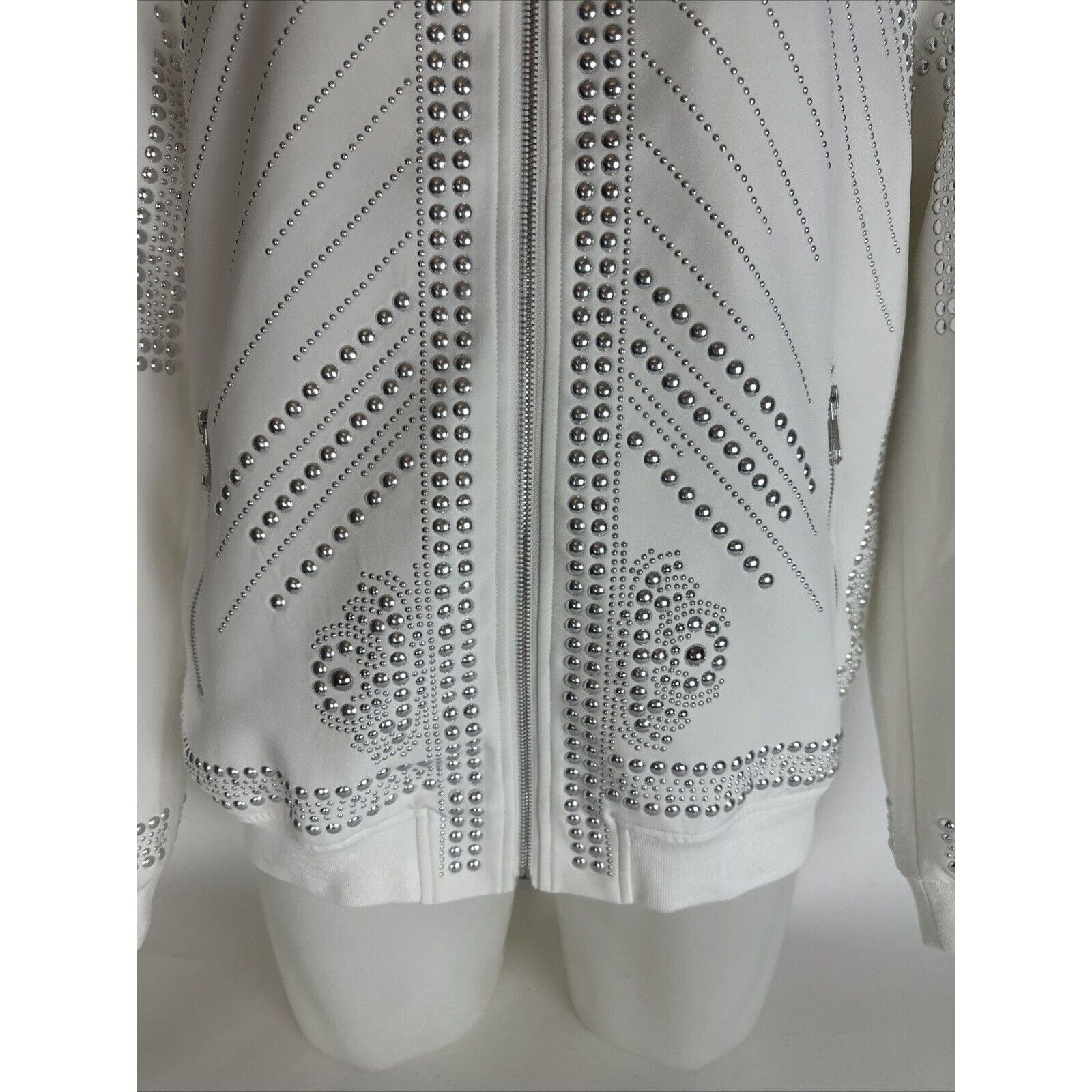 Other Barabas Men's Studded Design Bomber Jacket Size XL Size US XL / EU 56 / 4 - 7 Thumbnail