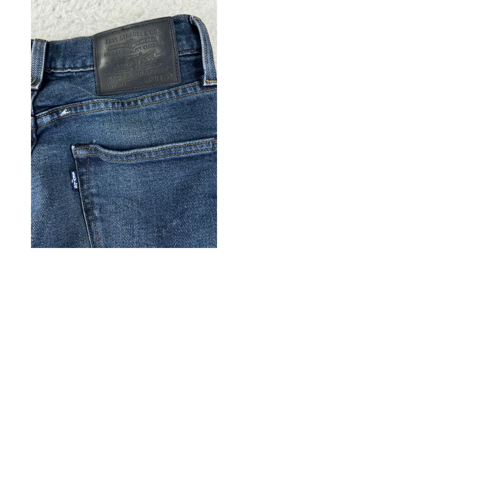 Levi's Levi's Jeans Adult 28 Blue Denim Slim 511 Cotton Blend 5-Pocket Design Mens Regular Blue Jeans 32 Inseam 34 Len Size US 28 / EU 44 - 11 Thumbnail