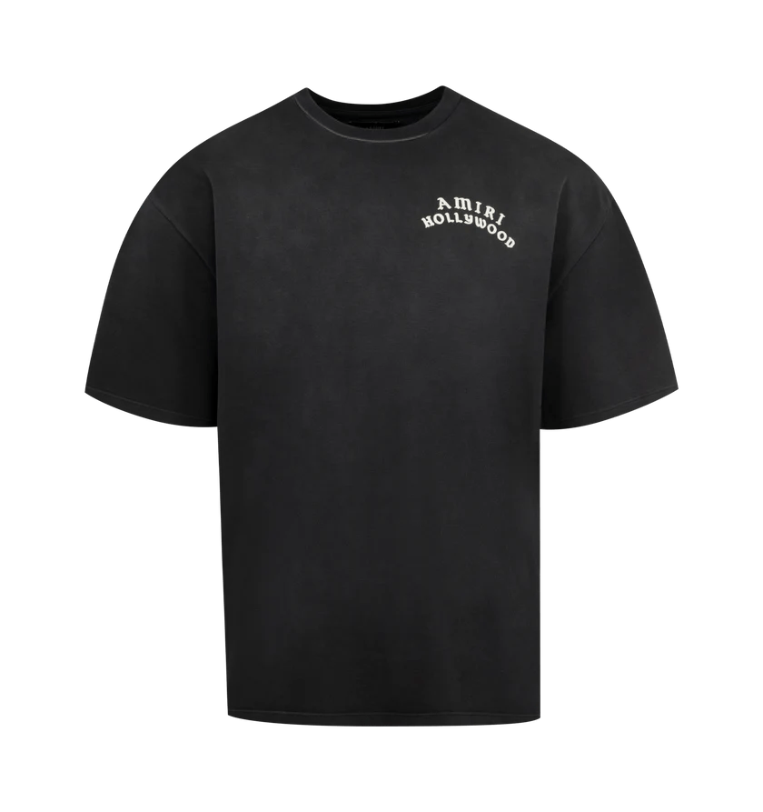 Amiri o1h1sh11225 Hollywood Oversized Tee in Black Size US L / EU 52-54 / 3 - 1 Thumbnail
