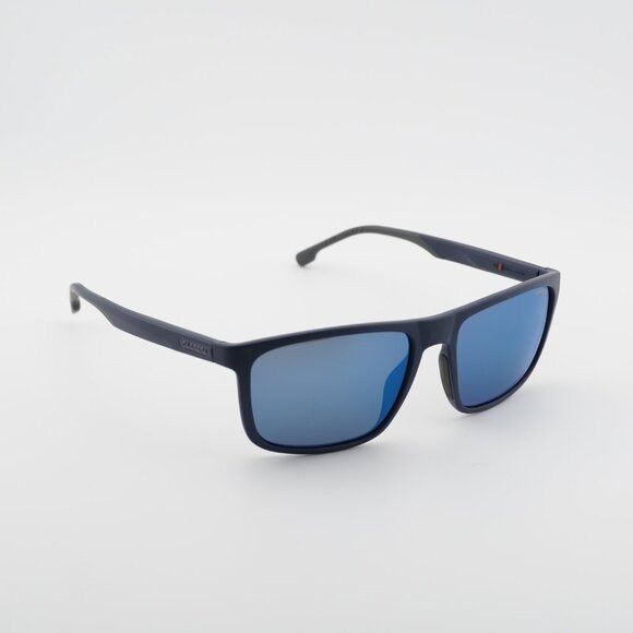 Carrera CARRERA 8047/S 0PJP XT Sunglasses Blue Rectangle Frame Size ONE SIZE - 6 Thumbnail