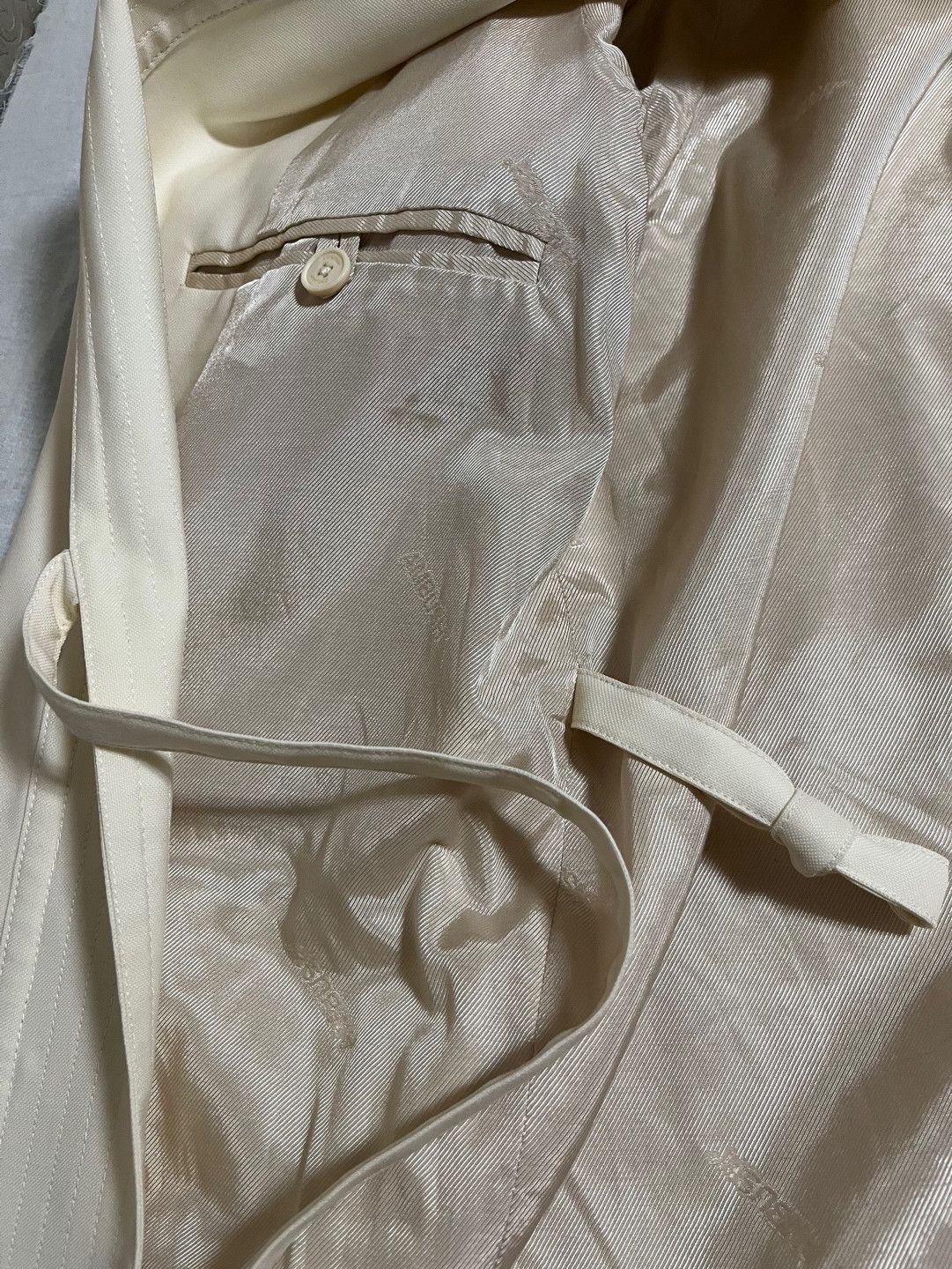 Ambush Design Kimono strap blazer jacket / ivory cream Size 48R - 6 Thumbnail