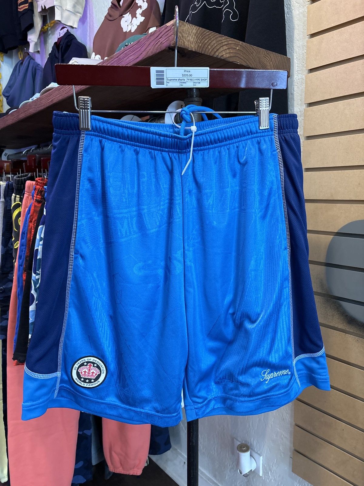 Supreme Supreme jacquard soccer shorts size S new Grailed