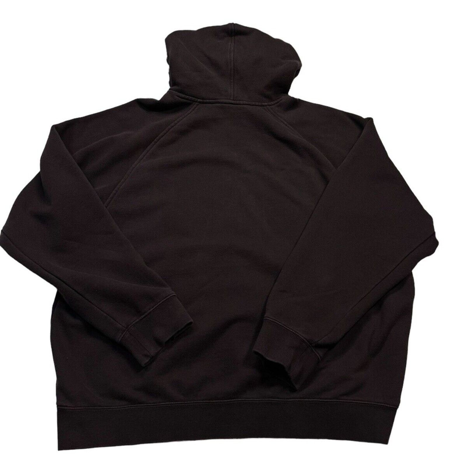 Nike VINTAGE NIKE 90s Y2k BROWN HOODIE SIZE Large Grey Tag Size US L / EU 52-54 / 3 - 2 Thumbnail