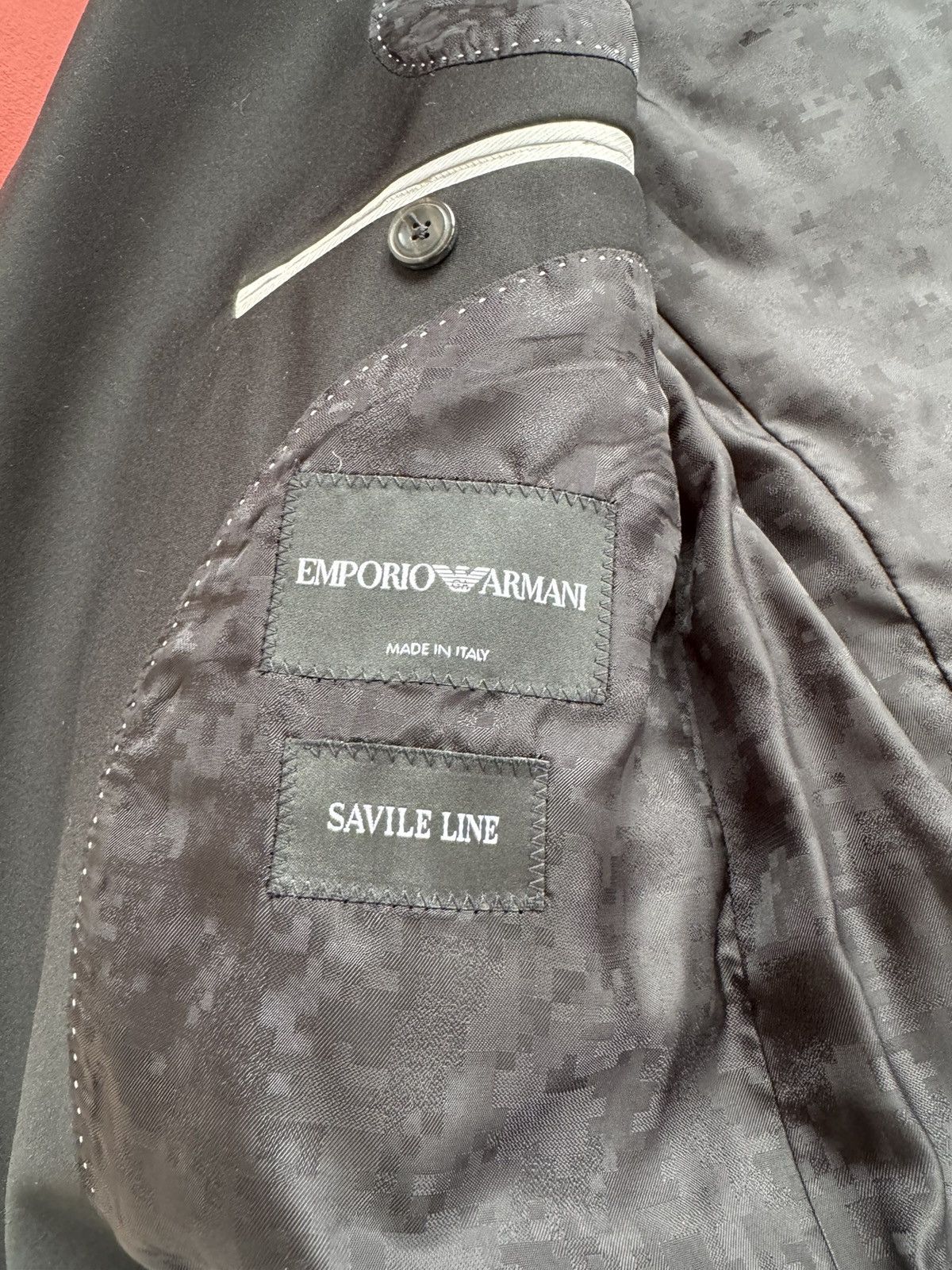 Emporio Armani Emporio Armani black velvet tuxedos, size 48 It, M int Size 48R - 8 Thumbnail
