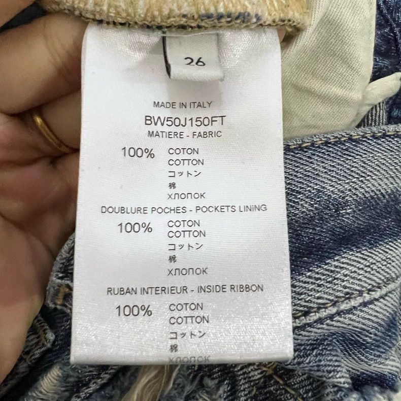 Givenchy Givenchy Size S Logo Destroyed Straight Trousers Size US 28 / EU 44 - 4 Thumbnail