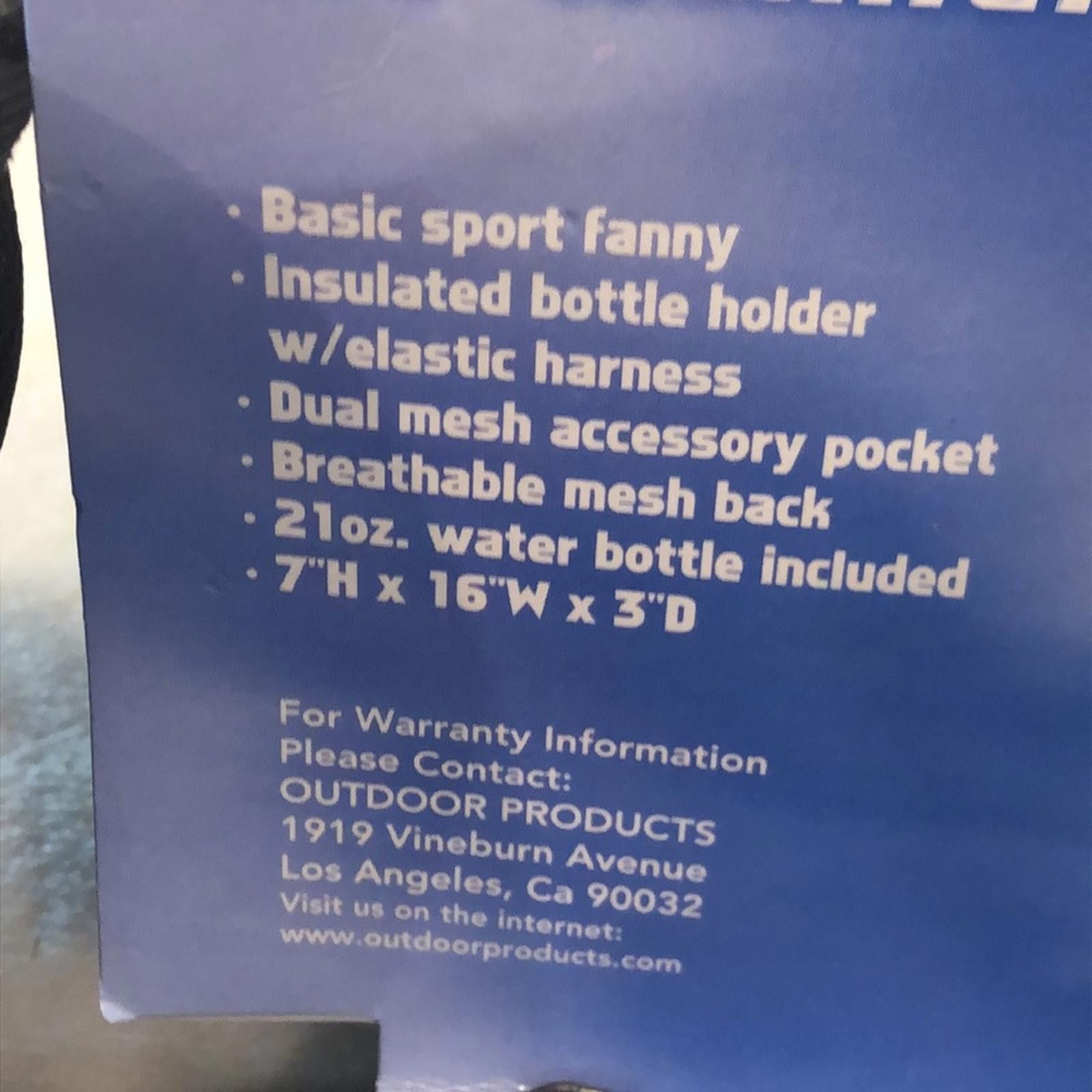 Outdoor Research Black Water Bottle Fanny Pack Runners water bottle Size ONE SIZE - 4 Thumbnail