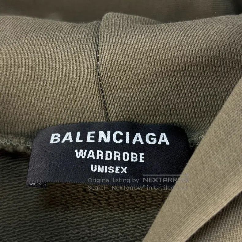 Balenciaga Balenciaga Letter Logo Print Hooded Long Sleeve Sweatshirt Size US XS / EU 42 / 0 - 4 Thumbnail