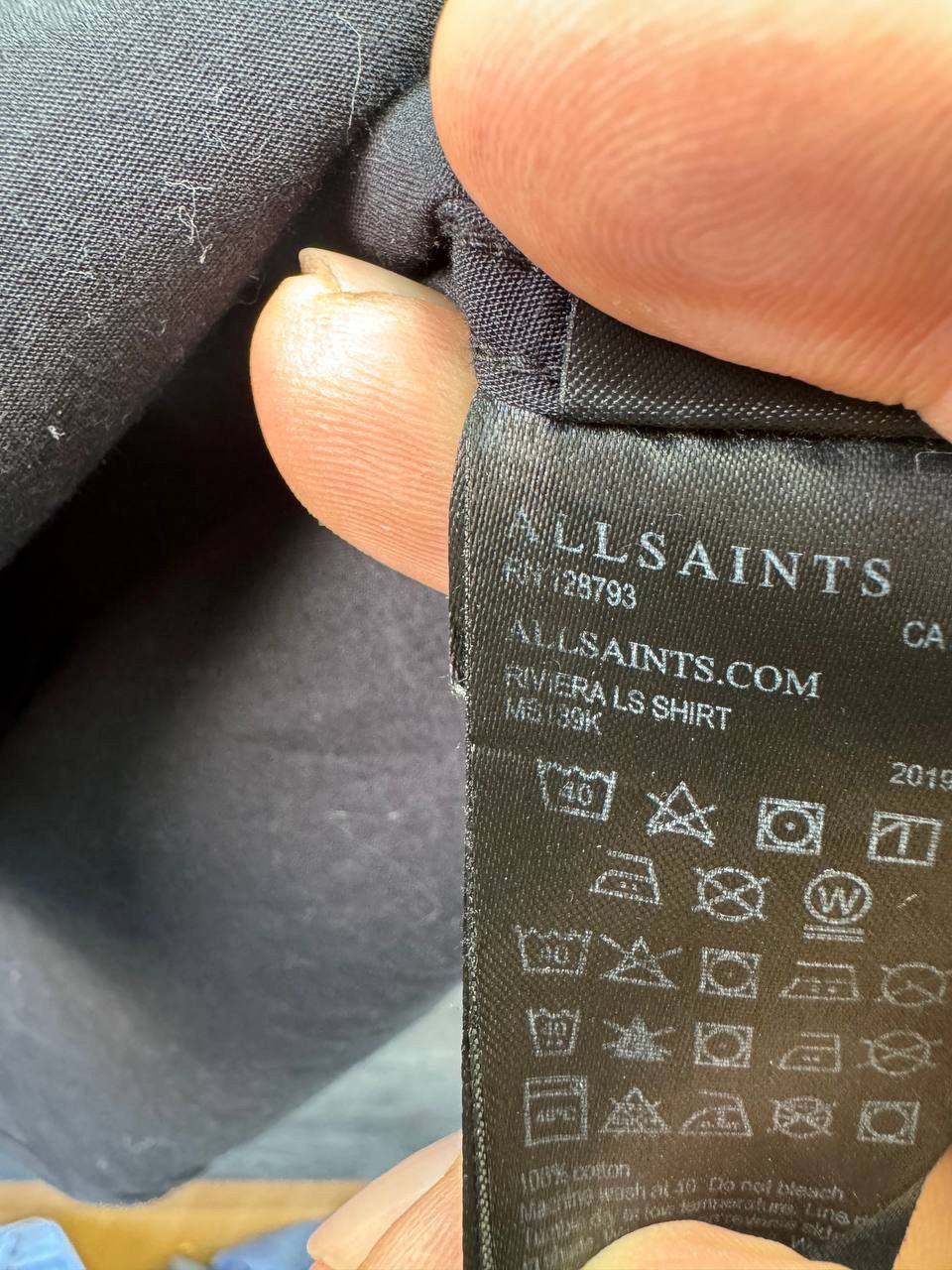 Allsaints × Japanese Brand Allsaints Riviera Longsleeve Shirt Size US L / EU 52-54 / 3 - 7 Thumbnail