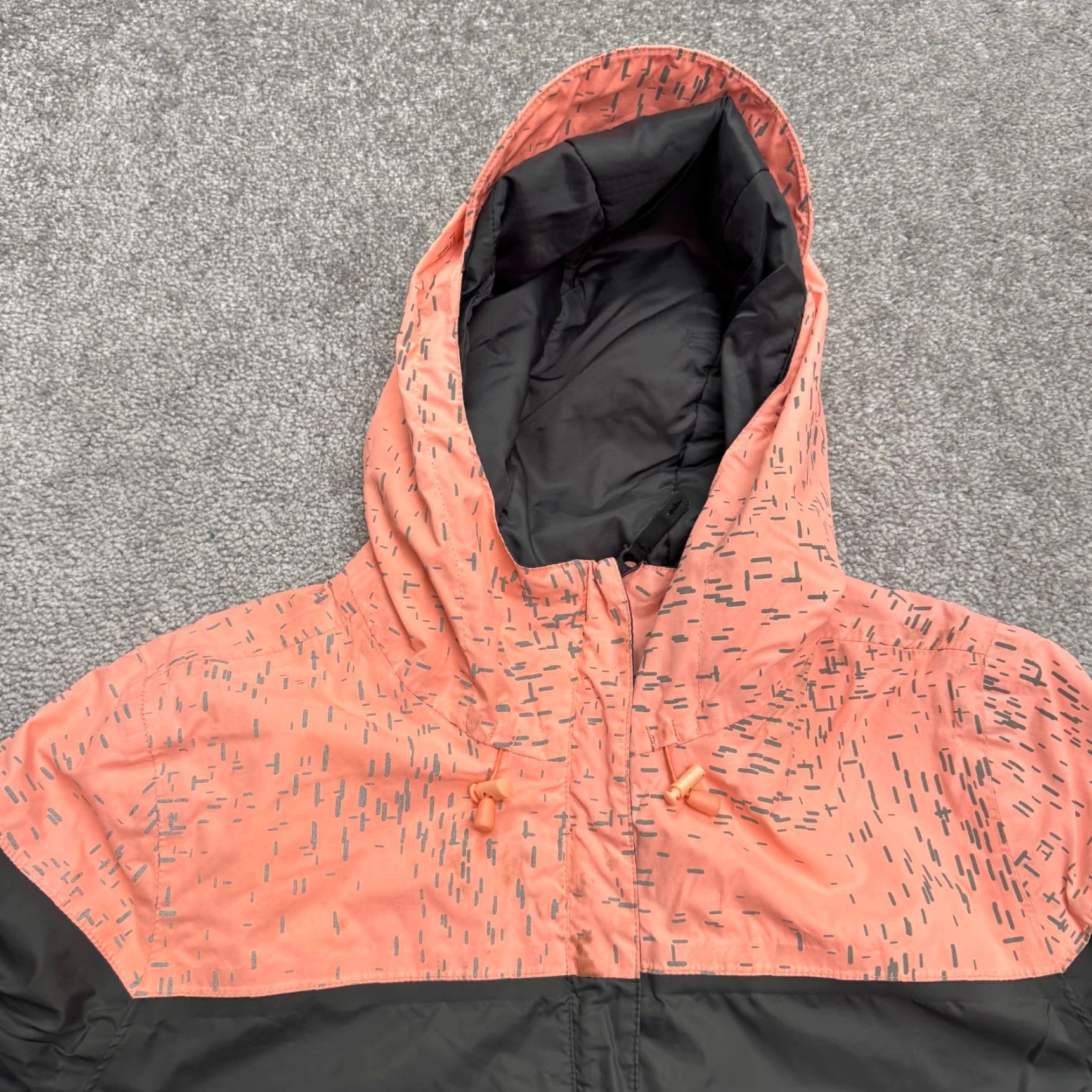 Vintage DECATHLON BTWIN City 900 W Tiki Hoodie Windbreaker Jacket Women Small Gray Pink Size S / US 4 / IT 40 - 3 Thumbnail
