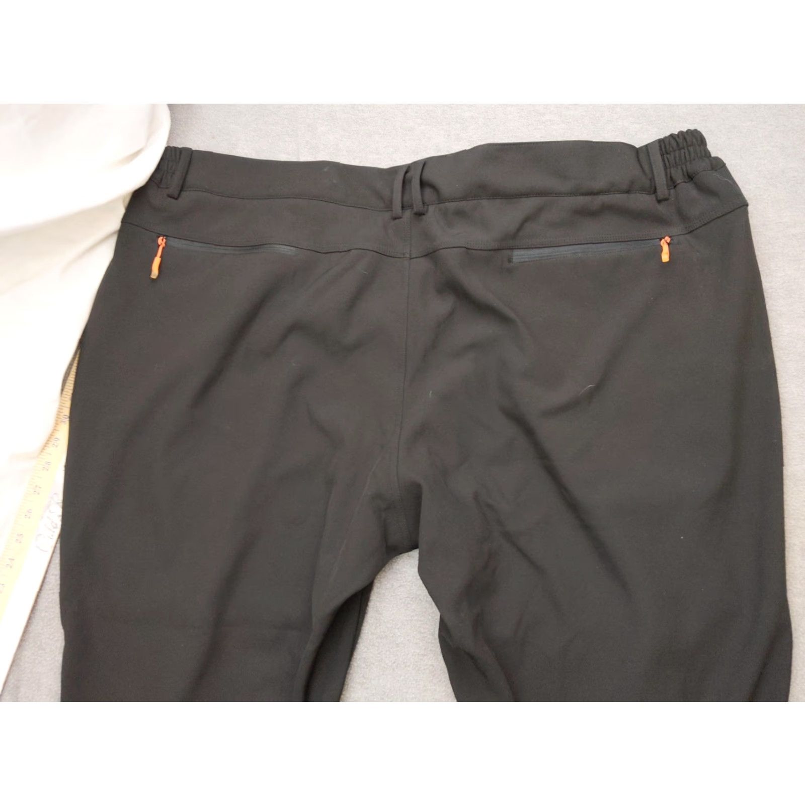 Vintage Gash Hao Snow Pants Mens 48x34 Black Softshell Lined Hiking Ski Winter Warmth Elastic Waist Pockets Zip Pocket 34 Inseam Size US 32 / EU 48 - 6 Thumbnail