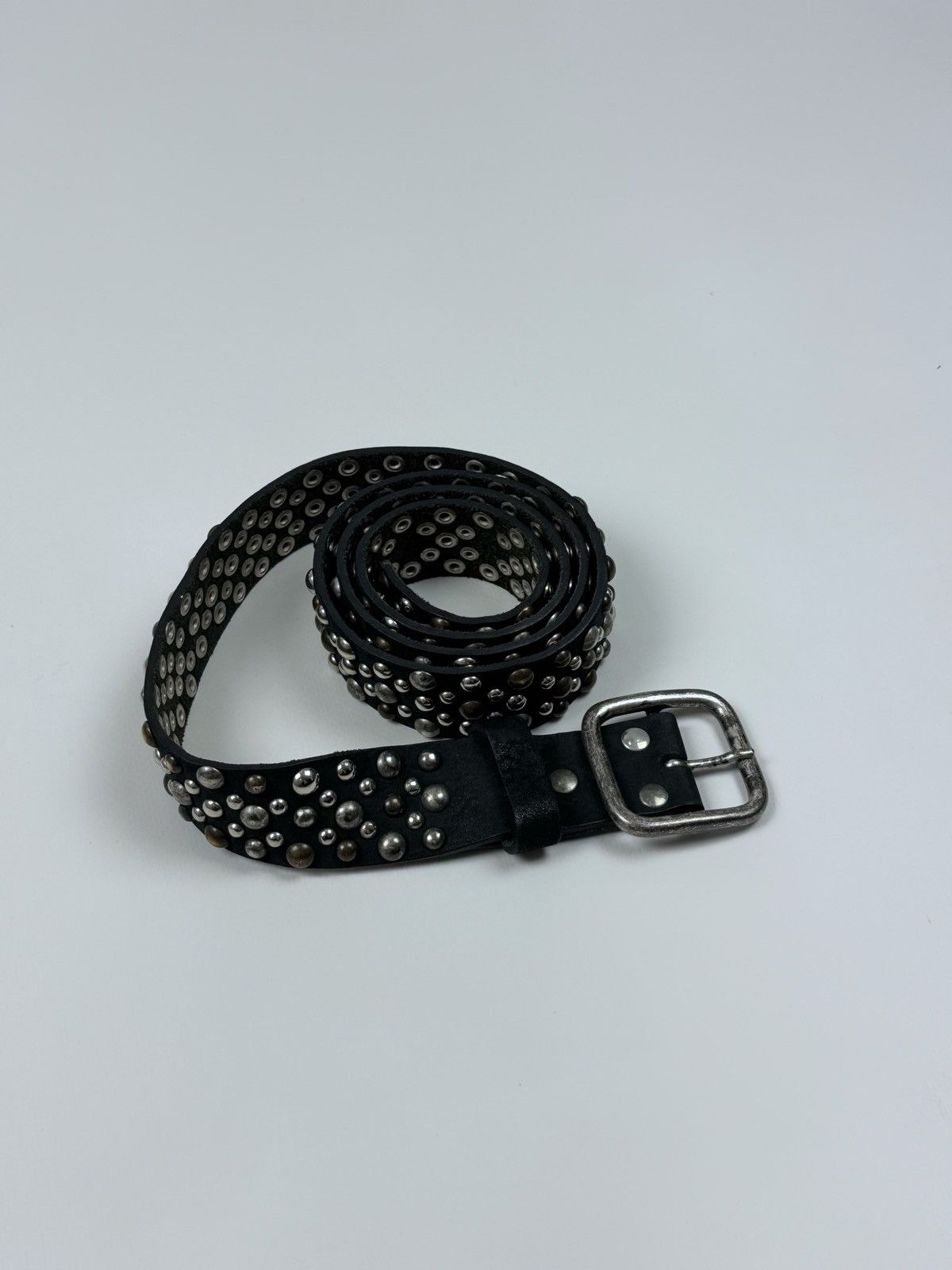 Daniele Alessandrini Daniele Alessandrini Studded Leather Belt Size ONE SIZE - 5 Thumbnail