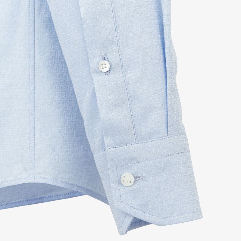 Fendi o1B3y1r0526 Shirt in Sky Blue Size US L / EU 52-54 / 3 - 3 Thumbnail