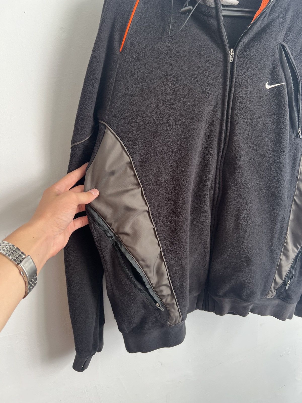 Nike NIKE SHOX TEDDY FLEECE VINTAGE CENTER LOGO BOXY ZIP HOODIE Size US L / EU 52-54 / 3 - 2 Thumbnail