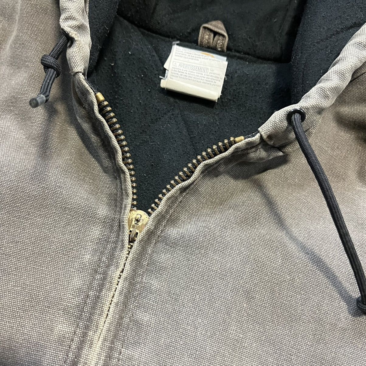 Carhartt × Vintage Vintage Y2K Carhartt Active Jacket Hooded Brown Faded Boxy Size US XL / EU 56 / 4 - 7 Thumbnail