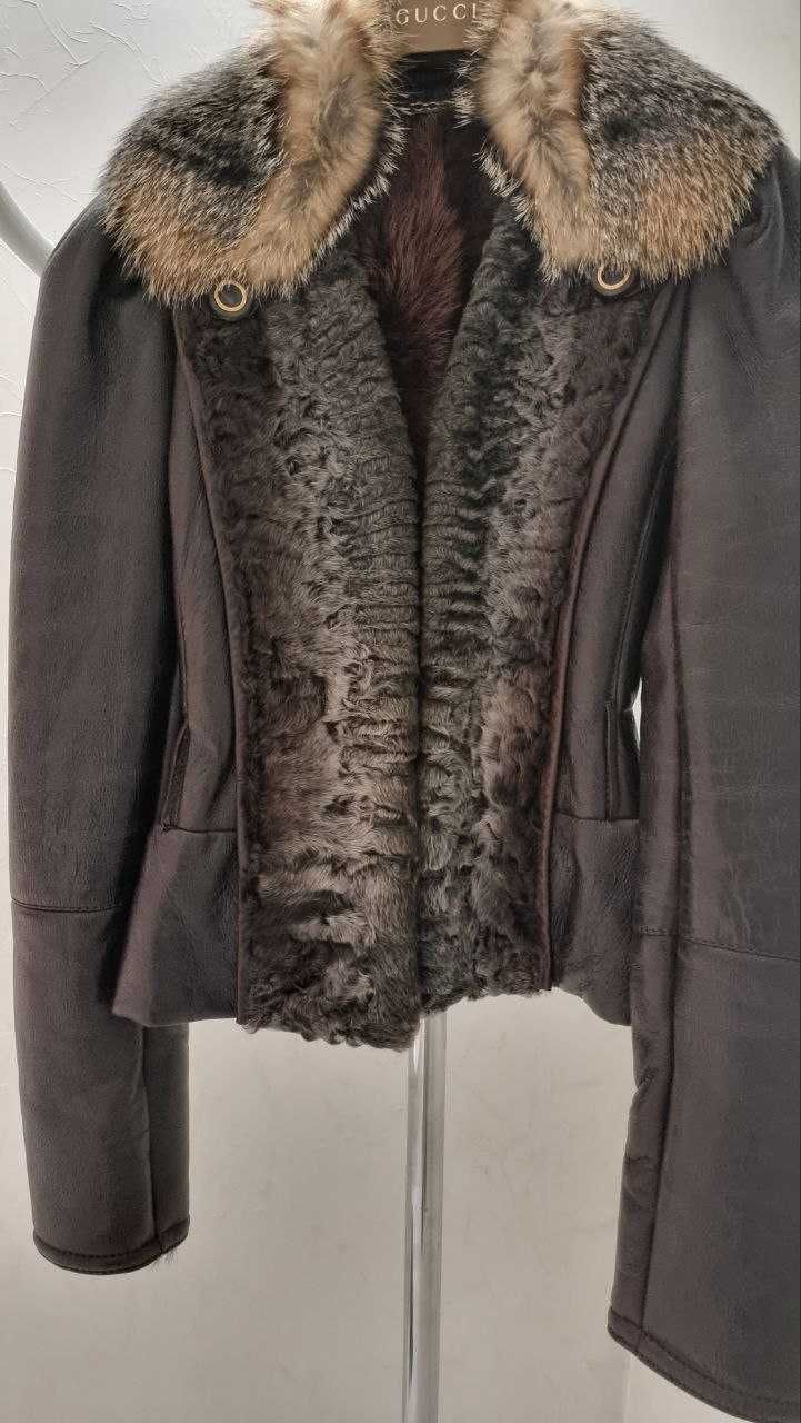 Gucci Gucci Tom Ford Leather Fur Jacket Size M / US 6-8 / IT 42-44 - 2 Thumbnail