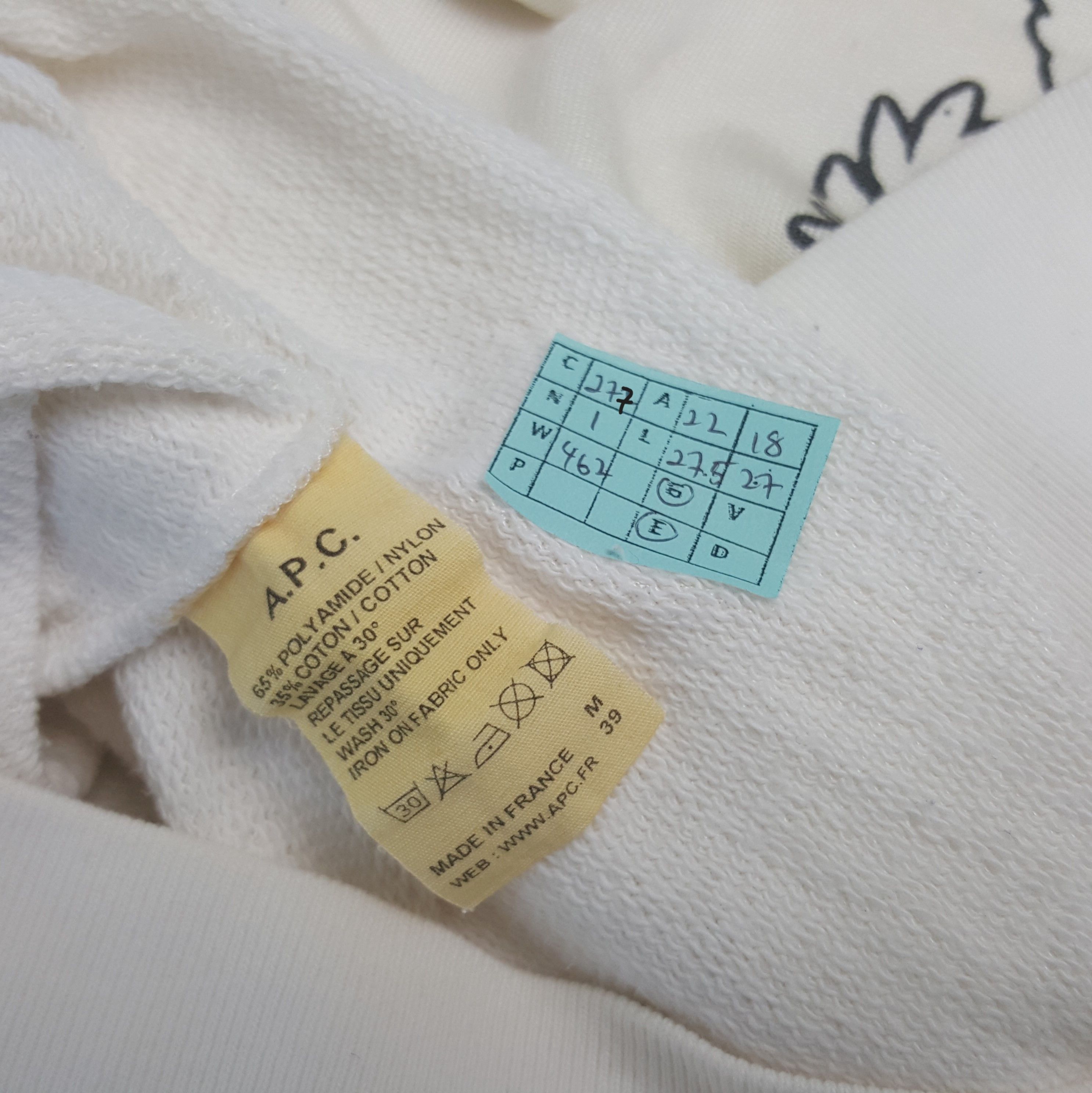 A.P.C. × Vintage Vintage A.P.C University Of Nowhere Sweatshirt Hoodies Size US M / EU 48-50 / 2 - 8 Thumbnail