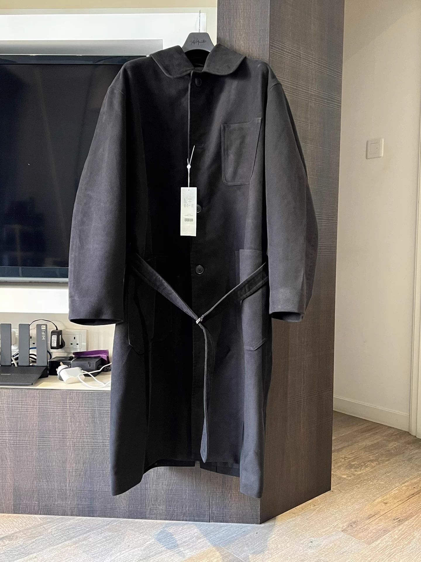Comoli Washed Tielocken Coat | Grailed