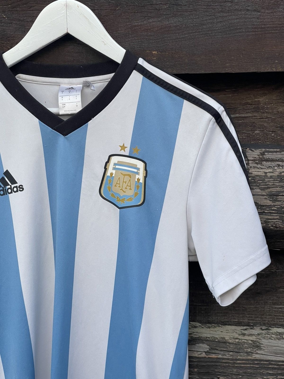 Adidas 2012 Adidas Argentina soccer jersey Size US S / EU 44-46 / 1 - 3 Thumbnail