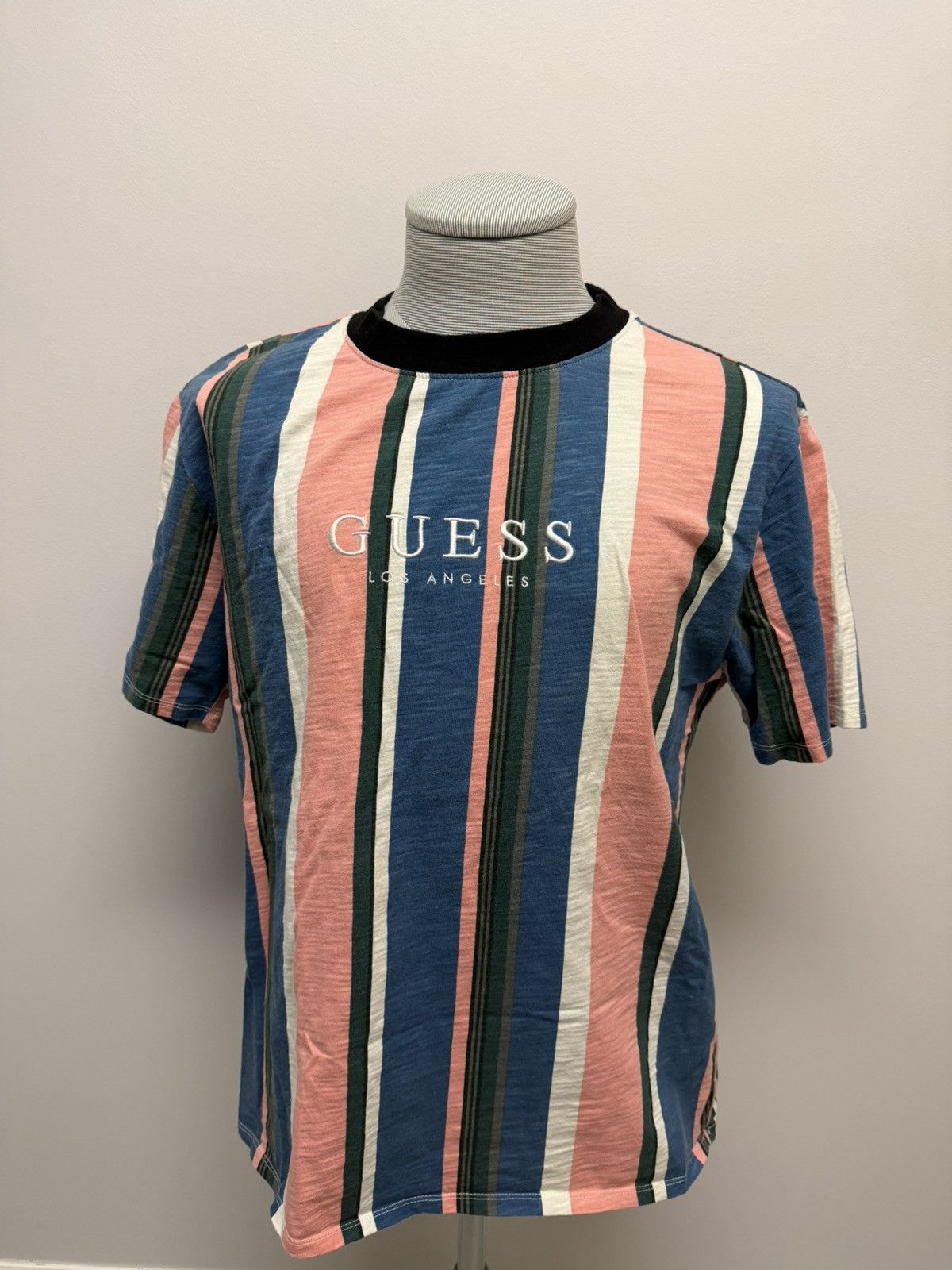 Guess Multi Color Striped Tee Size US M / EU 48-50 / 2 - 1 Thumbnail