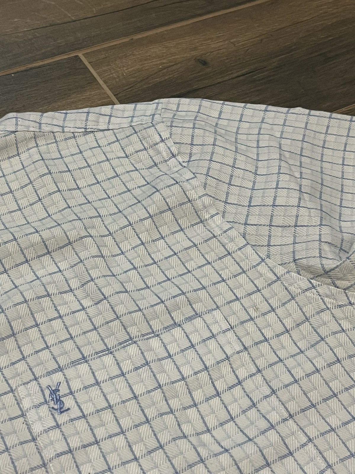 Vintage × Yves Saint Laurent Mens Vintage YSL Yves Saint Laurent shirts button up luxury Size US L / EU 52-54 / 3 - 5 Thumbnail