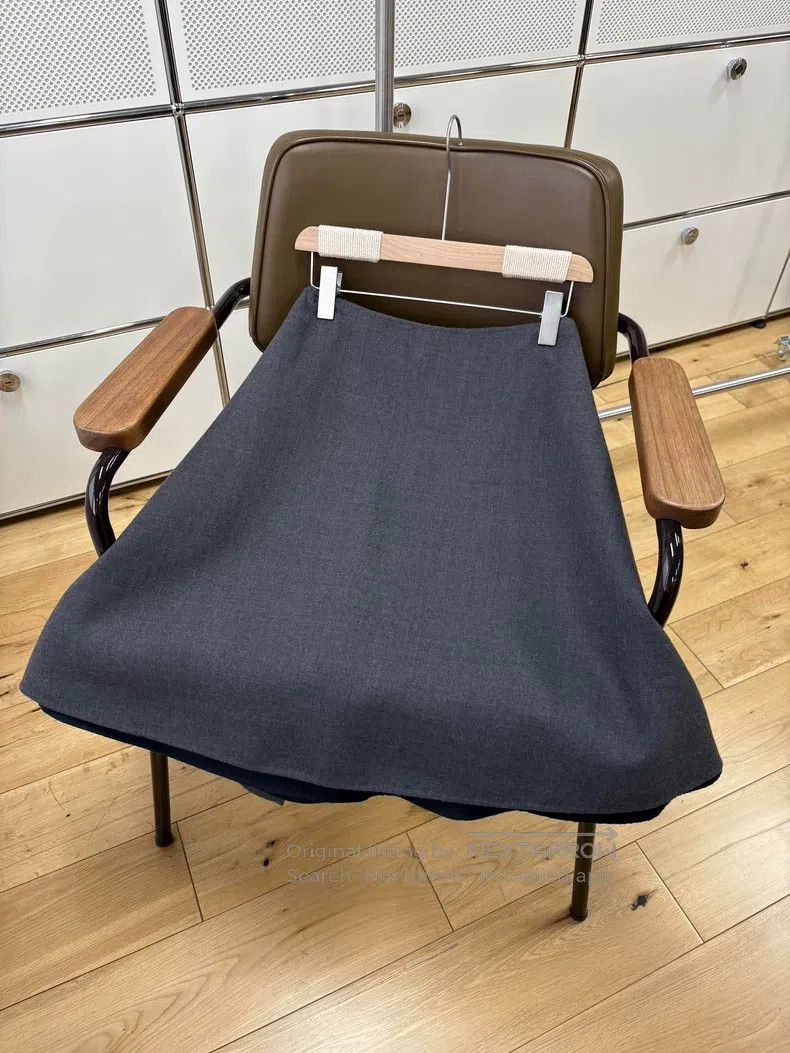 Dior Dior Gray and blue double-layer A-shaped short skirt Size 24" / US 00 / IT 34 - 8 Thumbnail