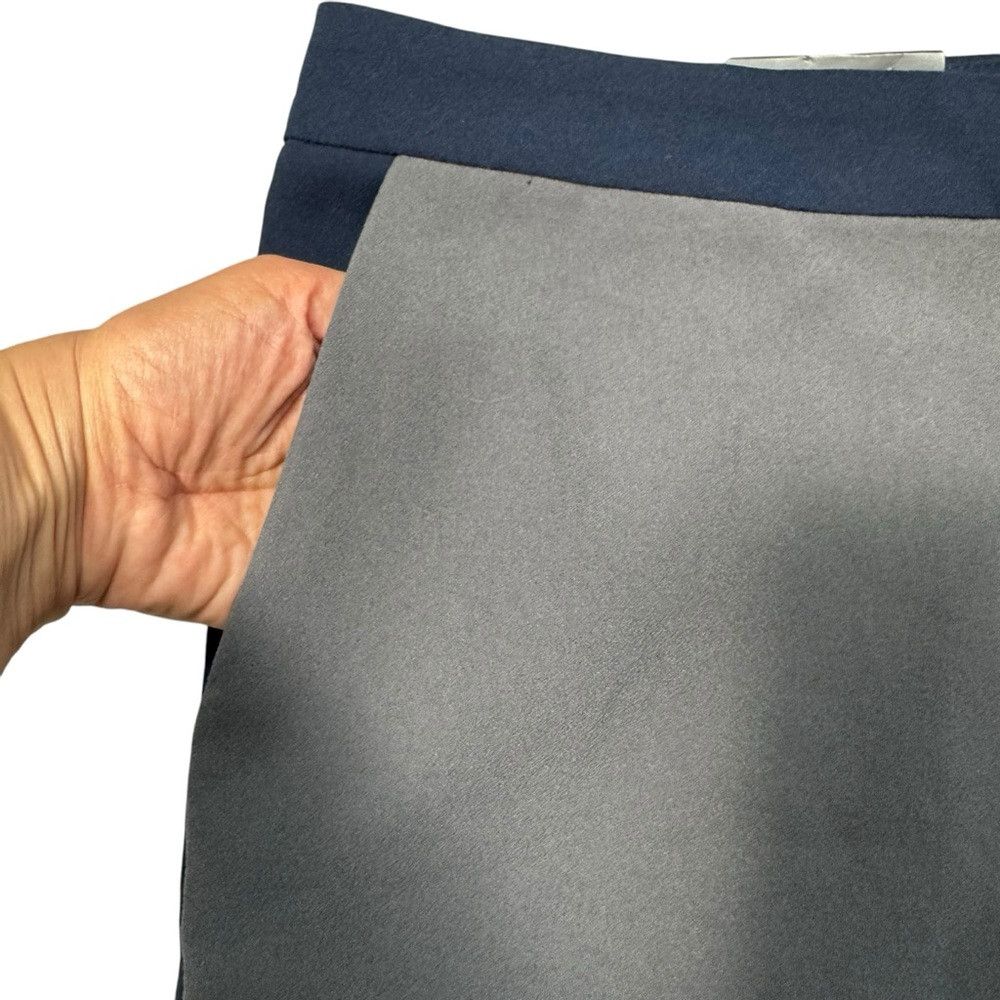 Banana Republic NWT New Banana Republic Colorblock Grey Front Blue Back Cre Size 34" / US 12 / IT 48 - 9 Thumbnail